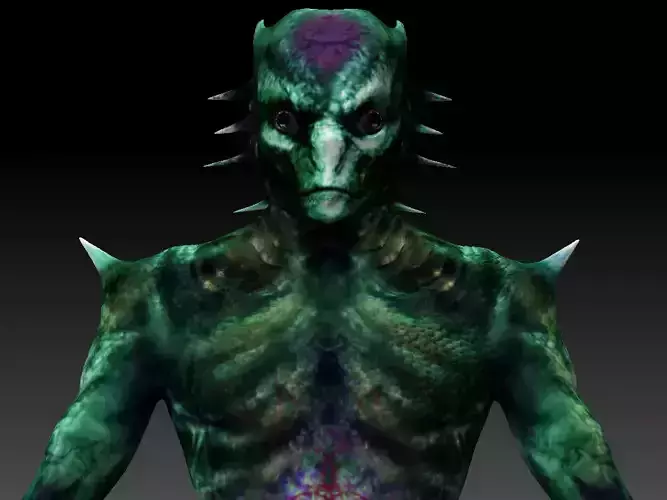 Demon Reptilian Alien