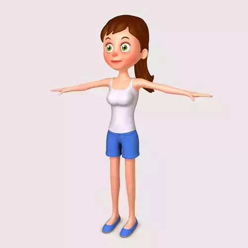 Cartoon Woman Mother