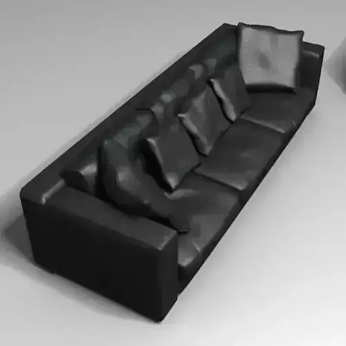 Chair leather sofa