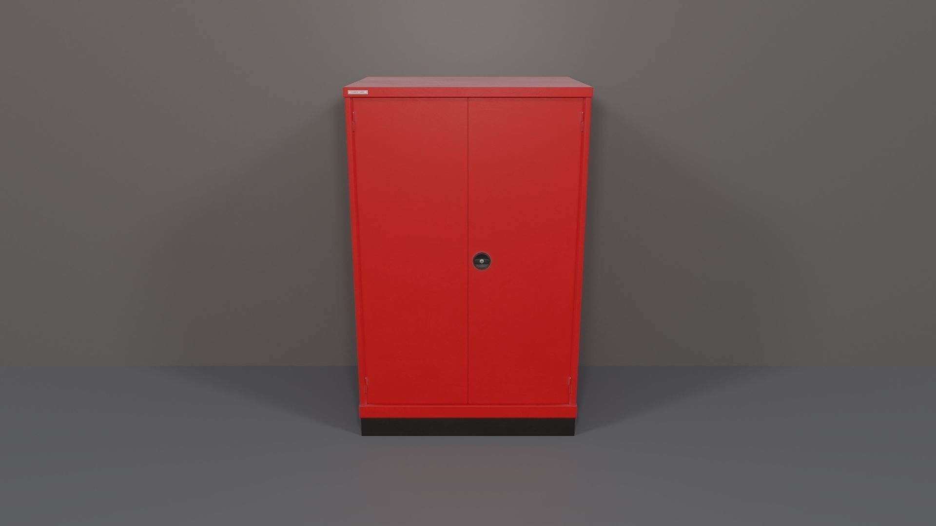 Industrial Workshop Bumped Cabinets Solid PBR Low-poly 3D model_26