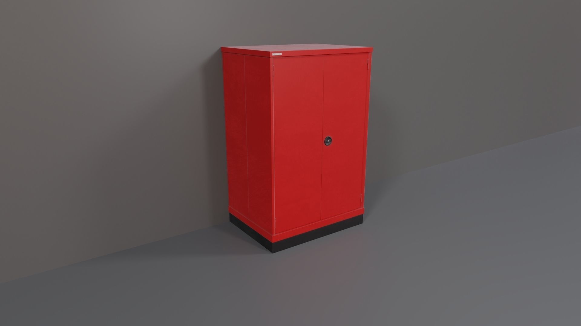 Industrial Workshop Bumped Cabinets Solid PBR Low-poly 3D model_20