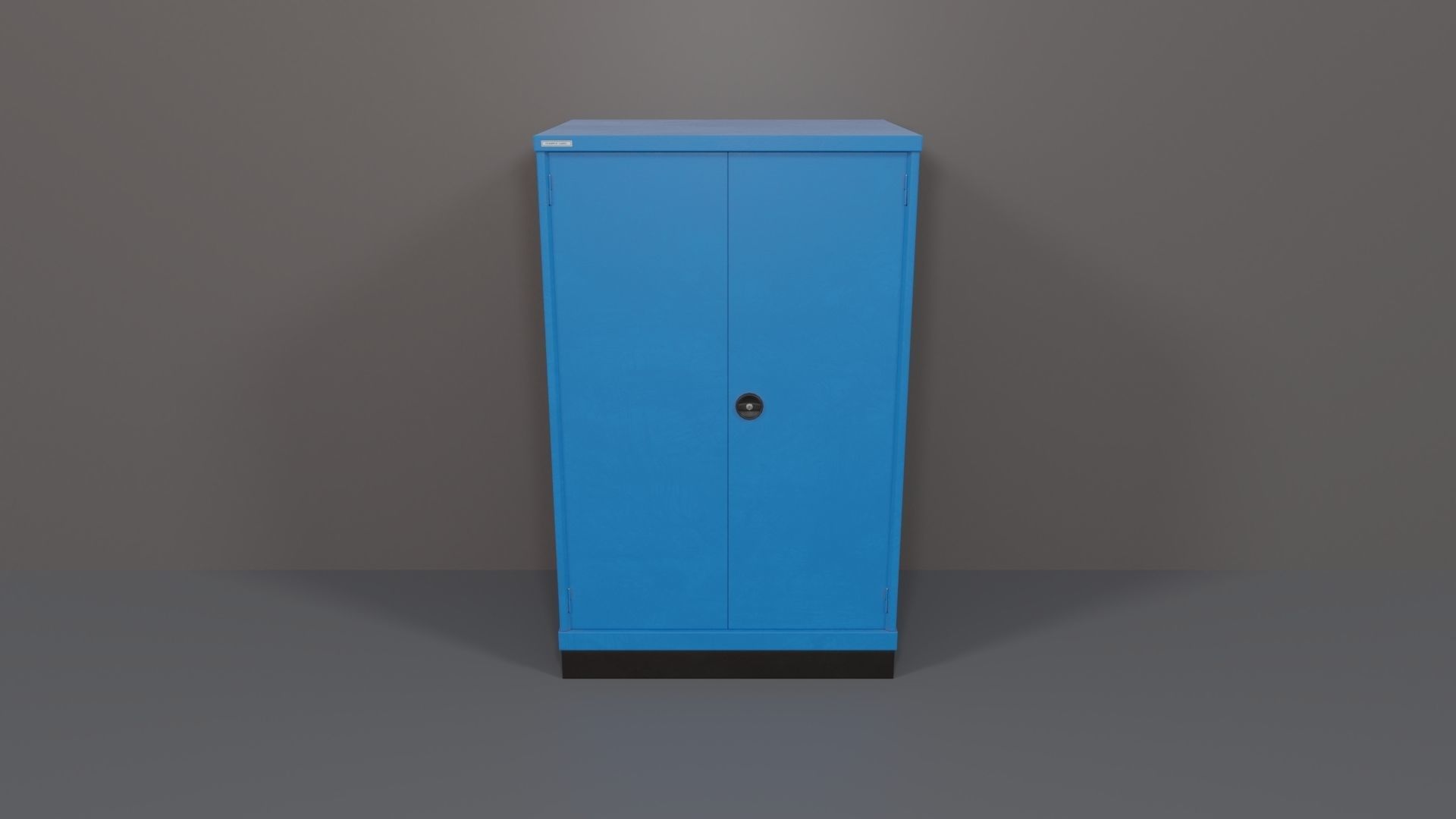 Industrial Workshop Bumped Cabinets Solid PBR Low-poly 3D model_25