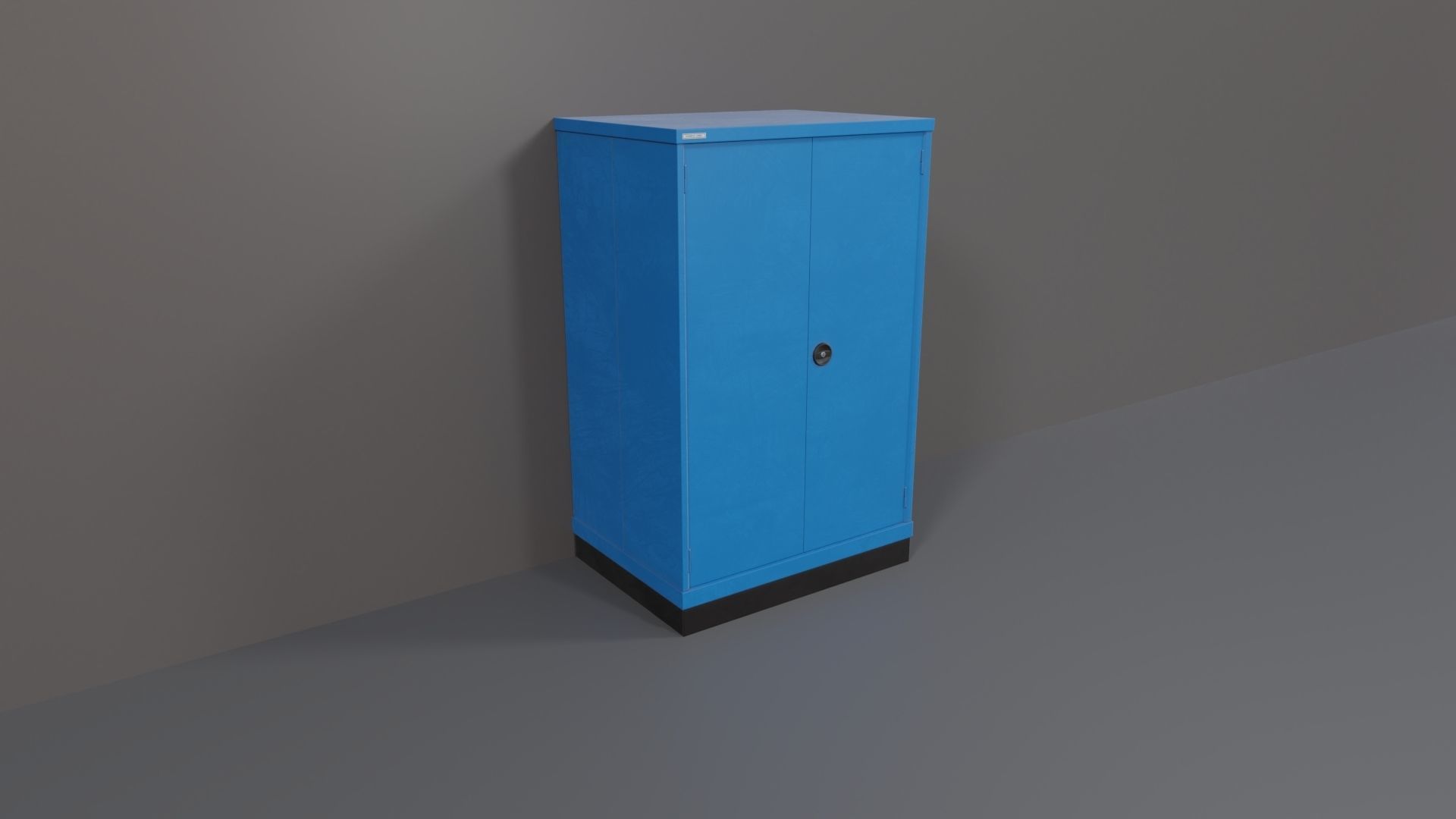 Industrial Workshop Bumped Cabinets Solid PBR Low-poly 3D model_19