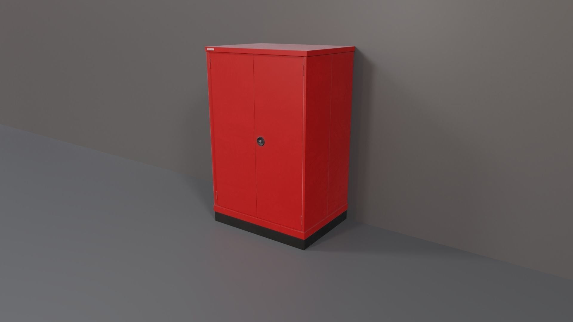 Industrial Workshop Bumped Cabinets Solid PBR Low-poly 3D model_32