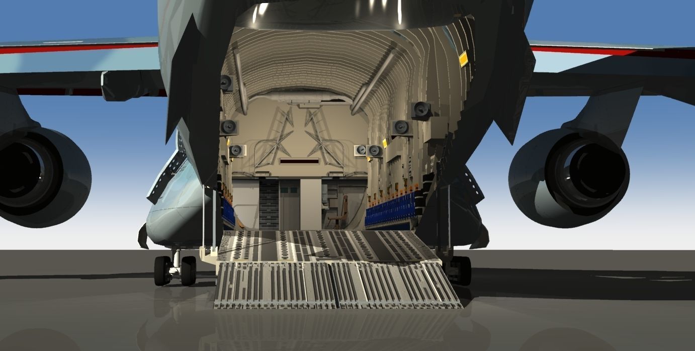 JASDF Kawasaki C-2 Cargo Plane  revised edition 3D model_9