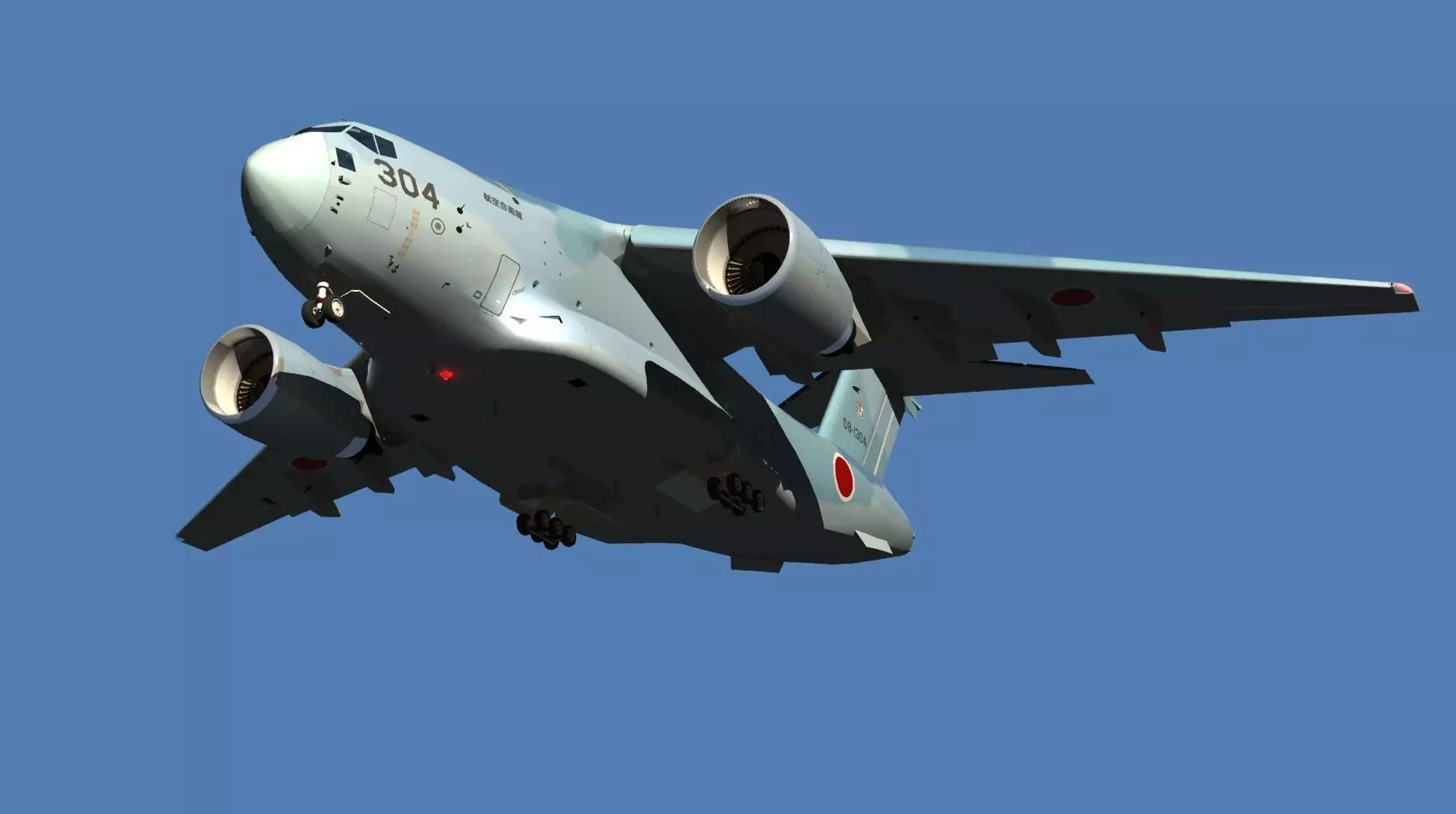 JASDF Kawasaki C-2 Cargo Plane  revised edition 3D model_0