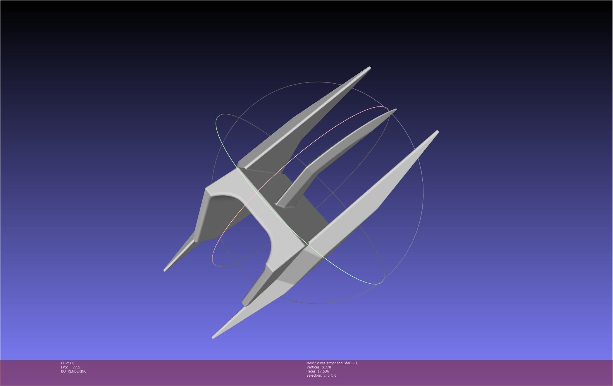 Shield Hero Curse Armor Shoulder 3D print model_52