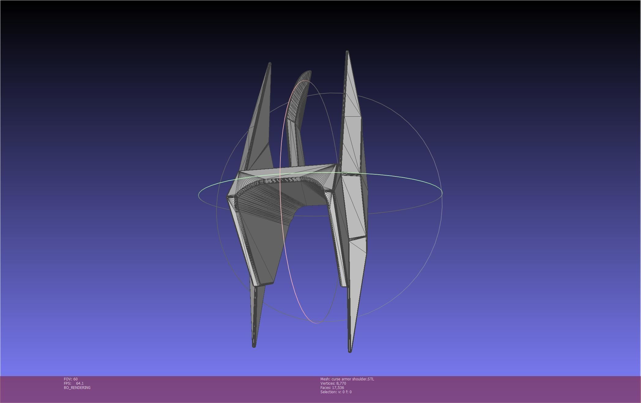 Shield Hero Curse Armor Shoulder 3D print model_6