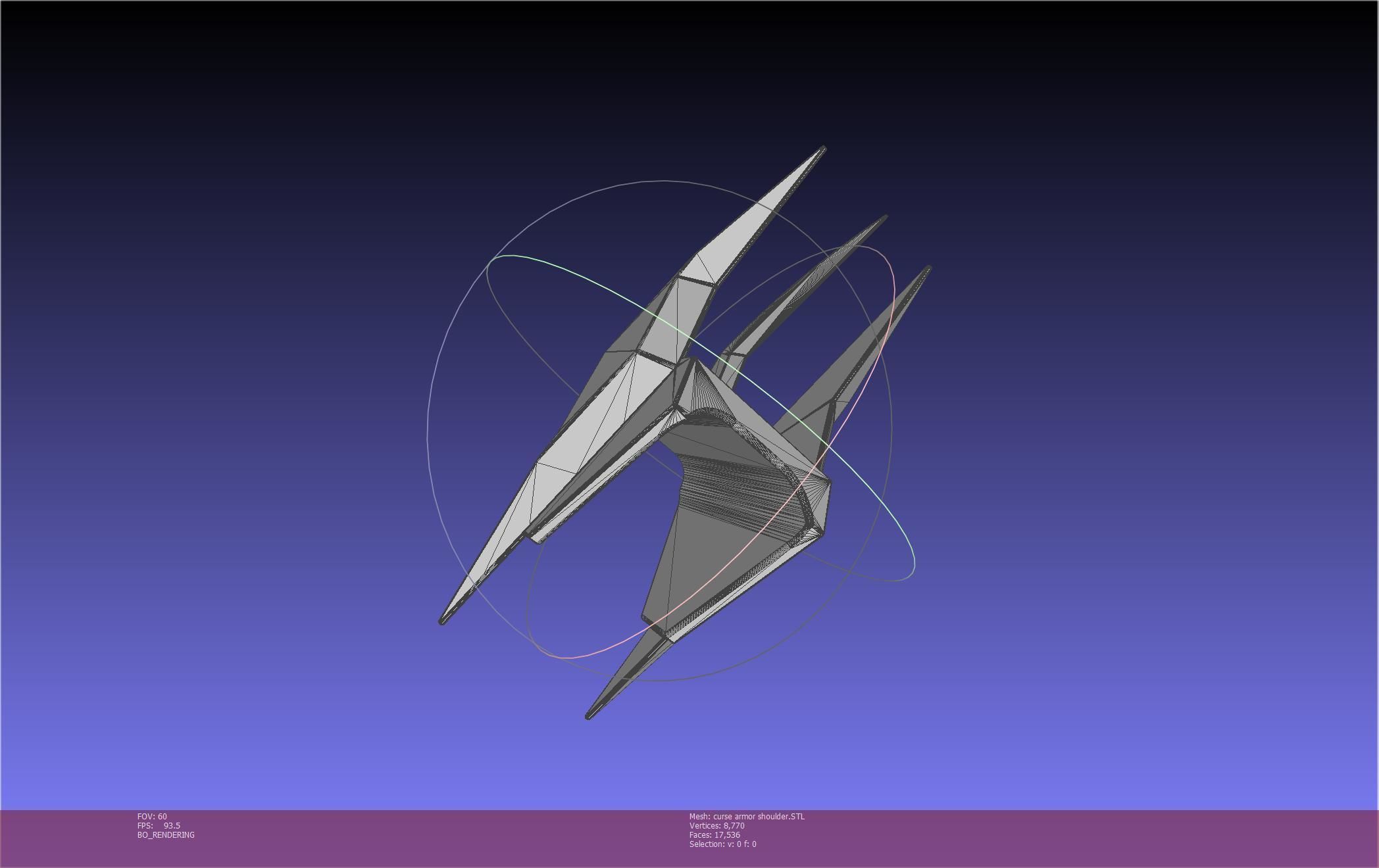 Shield Hero Curse Armor Shoulder 3D print model_14