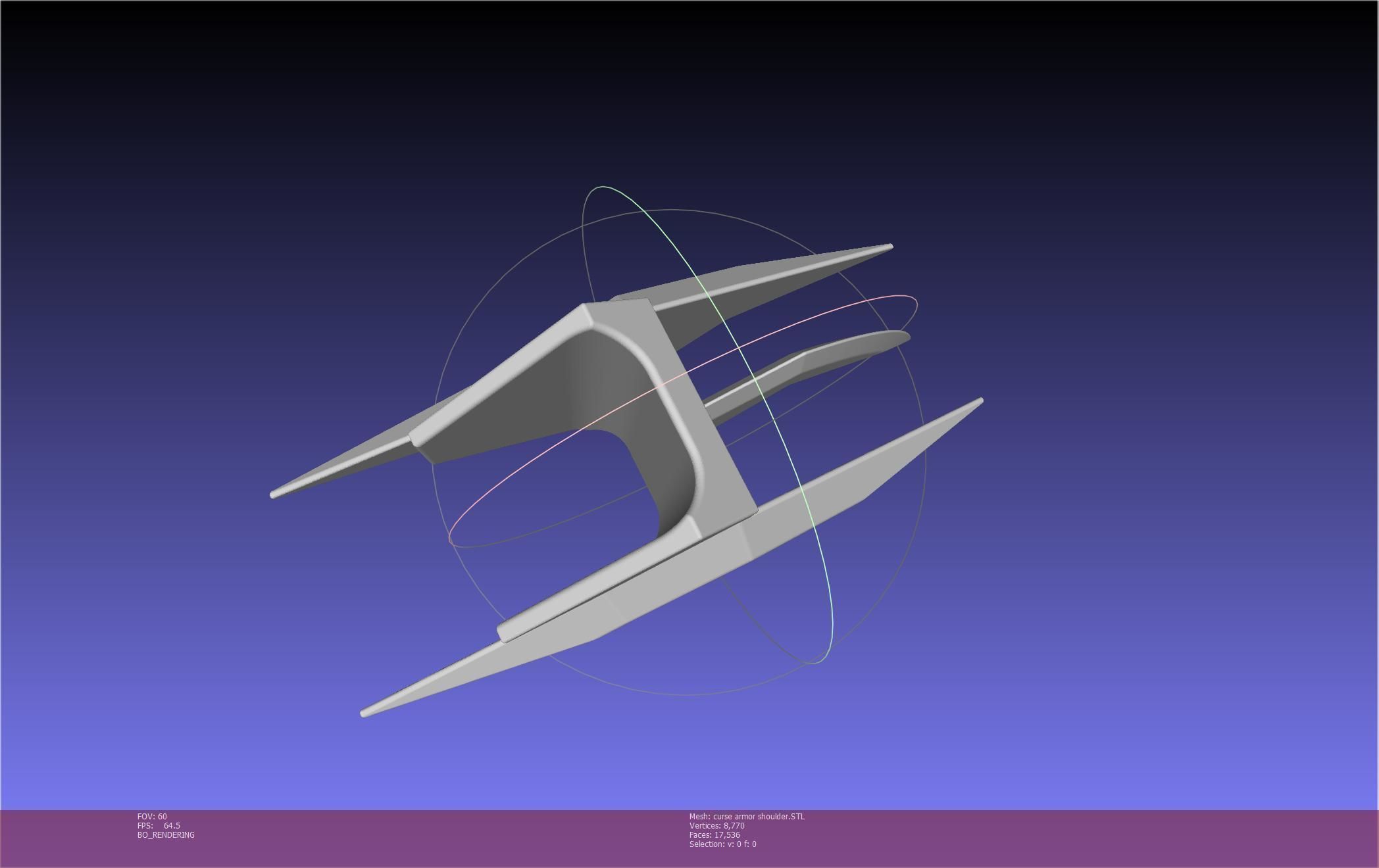 Shield Hero Curse Armor Shoulder 3D print model_53