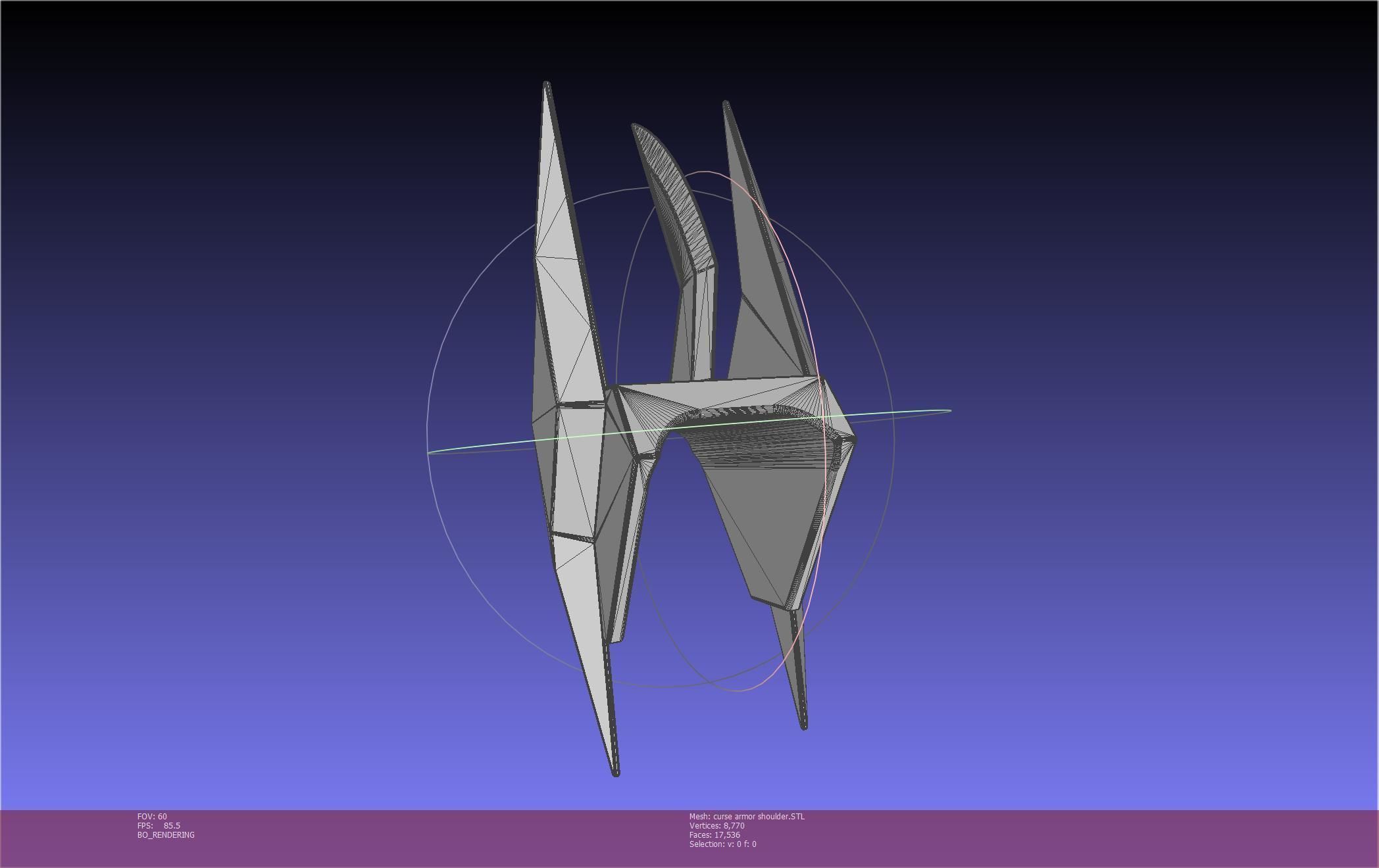 Shield Hero Curse Armor Shoulder 3D print model_19