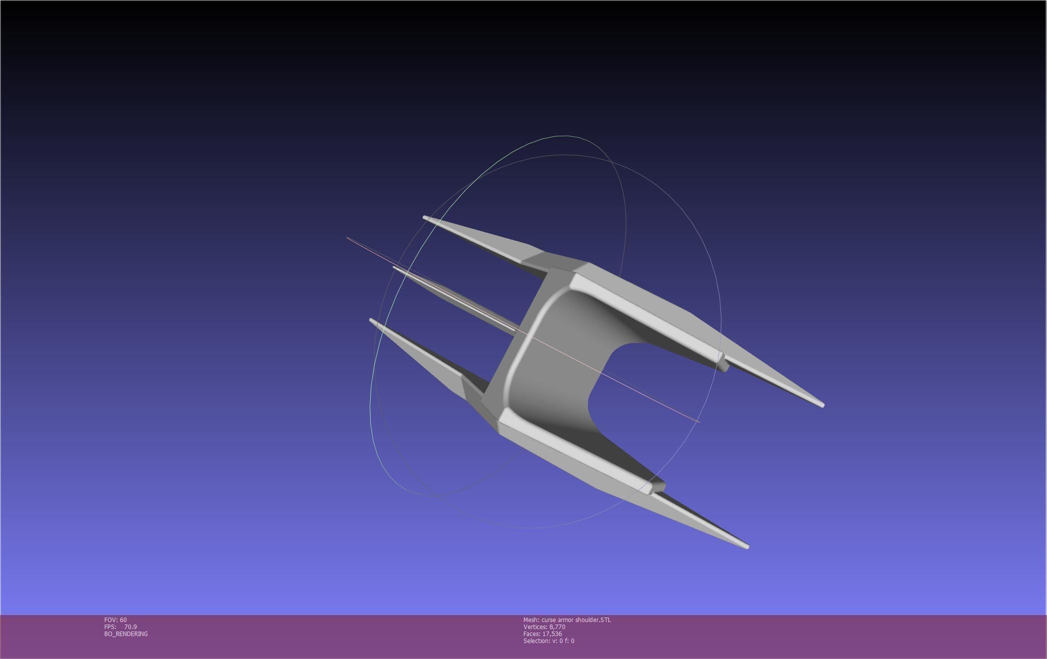 Shield Hero Curse Armor Shoulder 3D print model_59