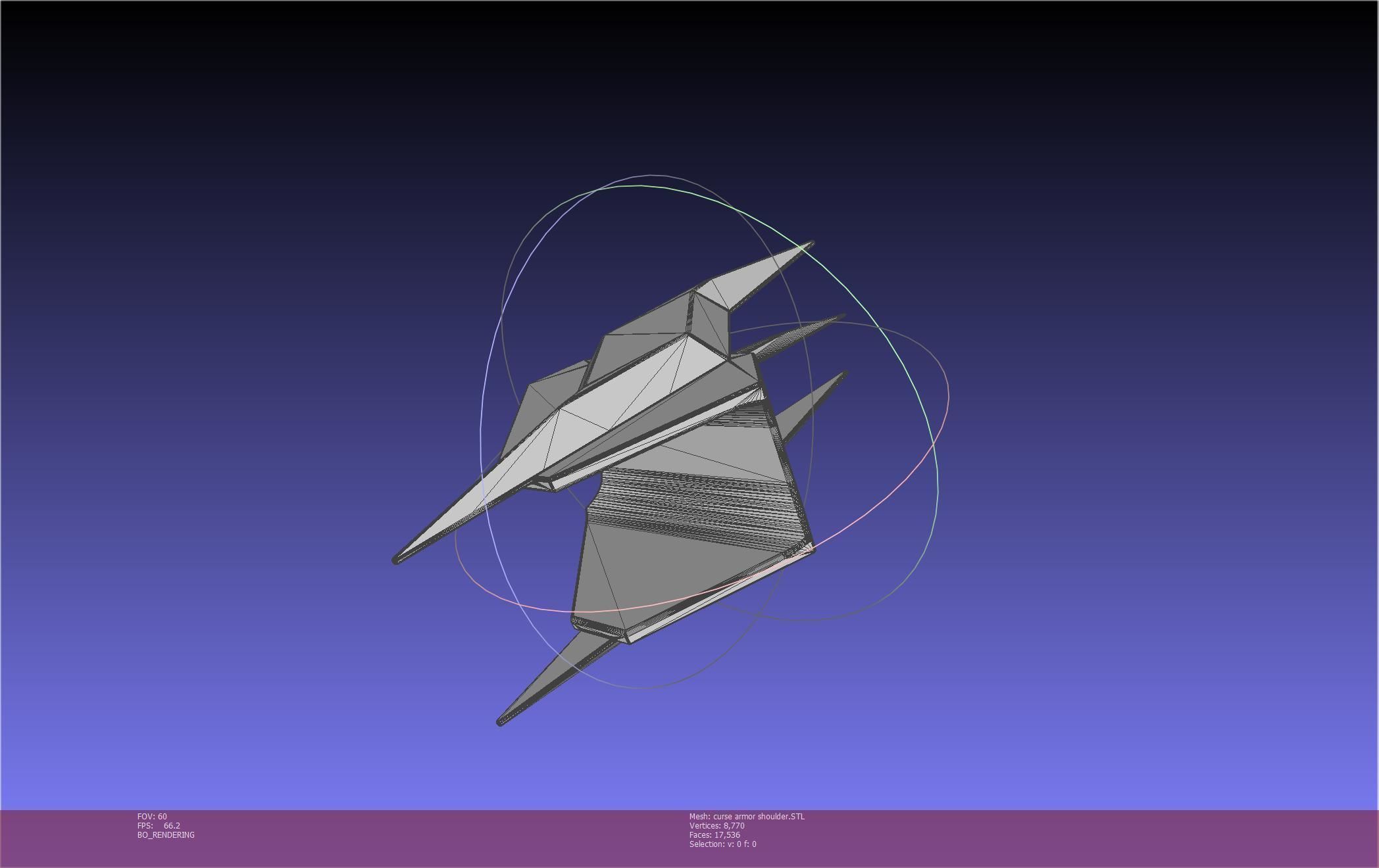 Shield Hero Curse Armor Shoulder 3D print model_16