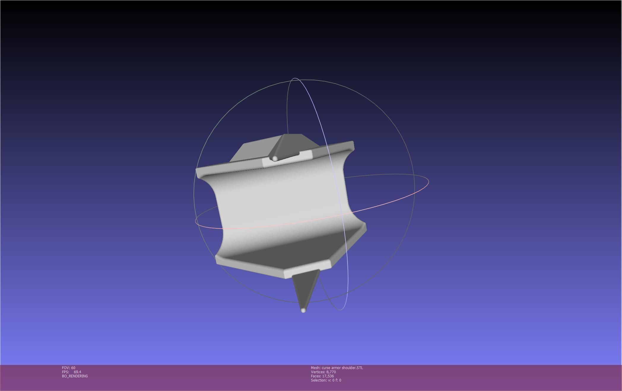 Shield Hero Curse Armor Shoulder 3D print model_29