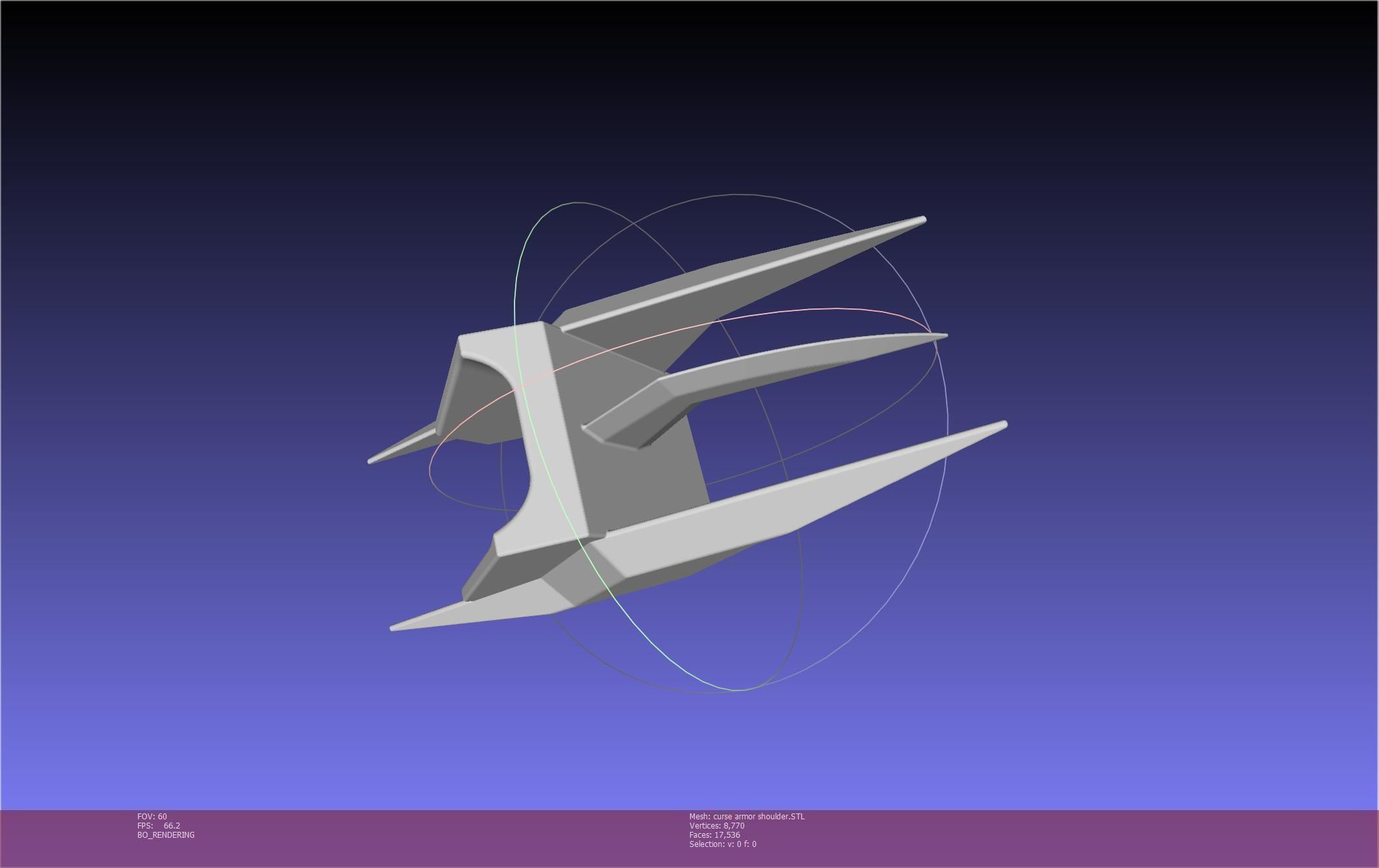 Shield Hero Curse Armor Shoulder 3D print model_51