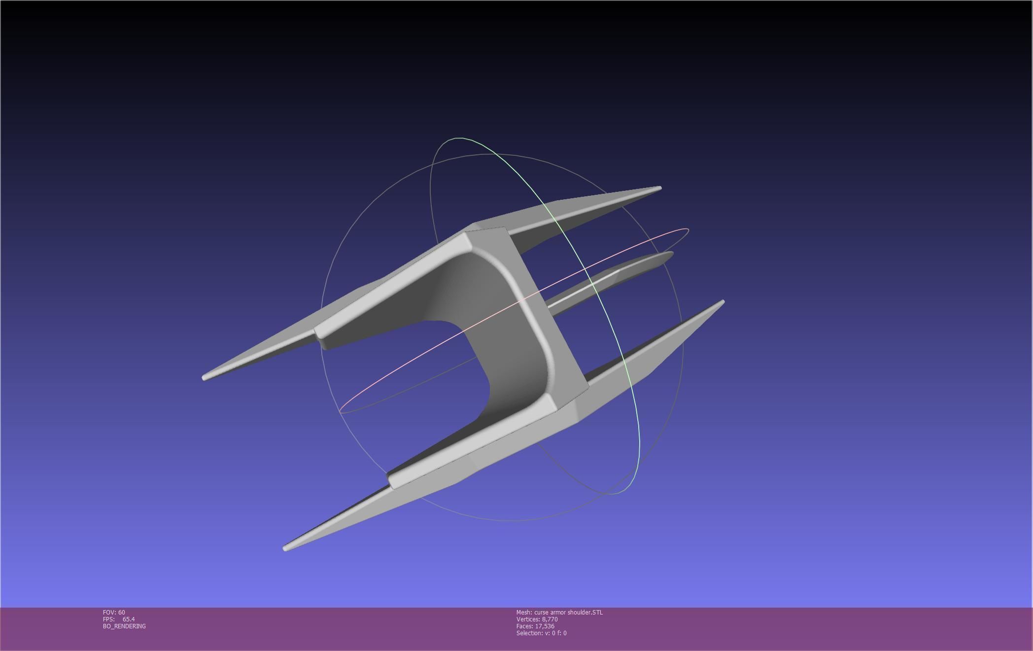 Shield Hero Curse Armor Shoulder 3D print model_54