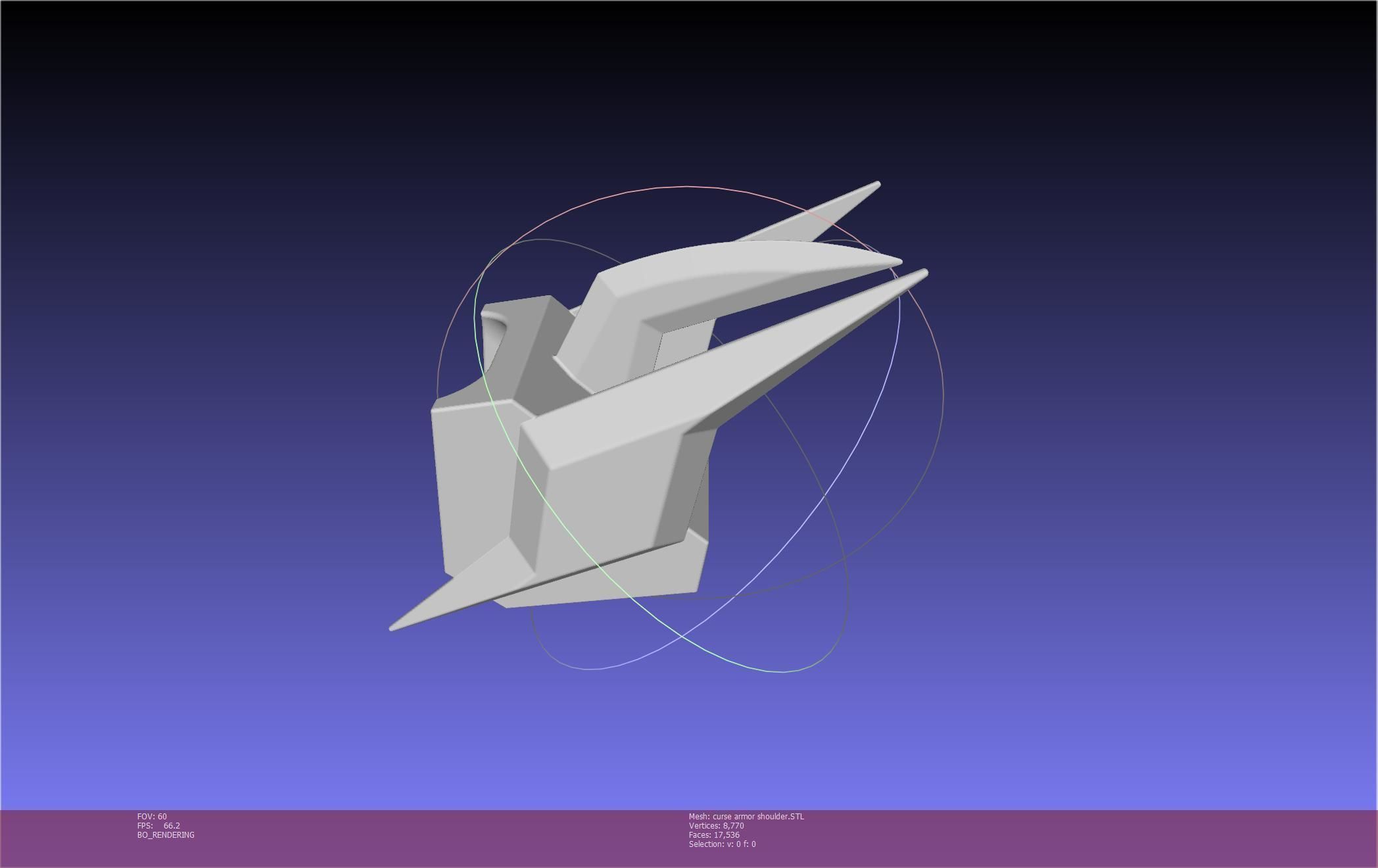 Shield Hero Curse Armor Shoulder 3D print model_37