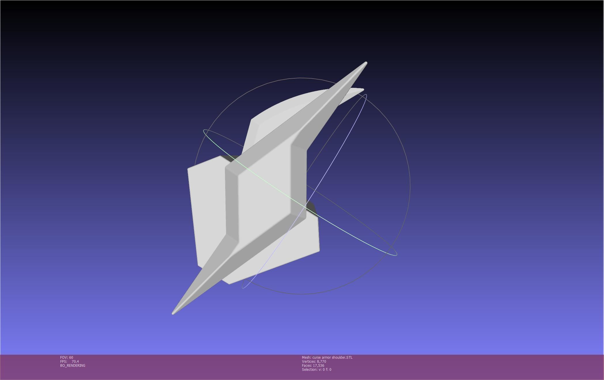 Shield Hero Curse Armor Shoulder 3D print model_34