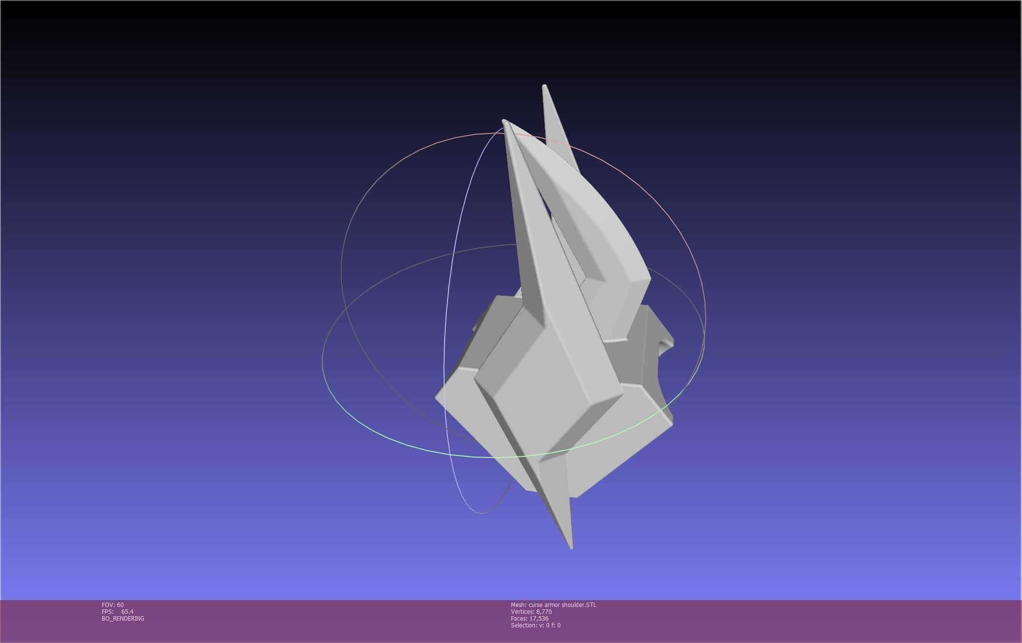 Shield Hero Curse Armor Shoulder 3D print model_56