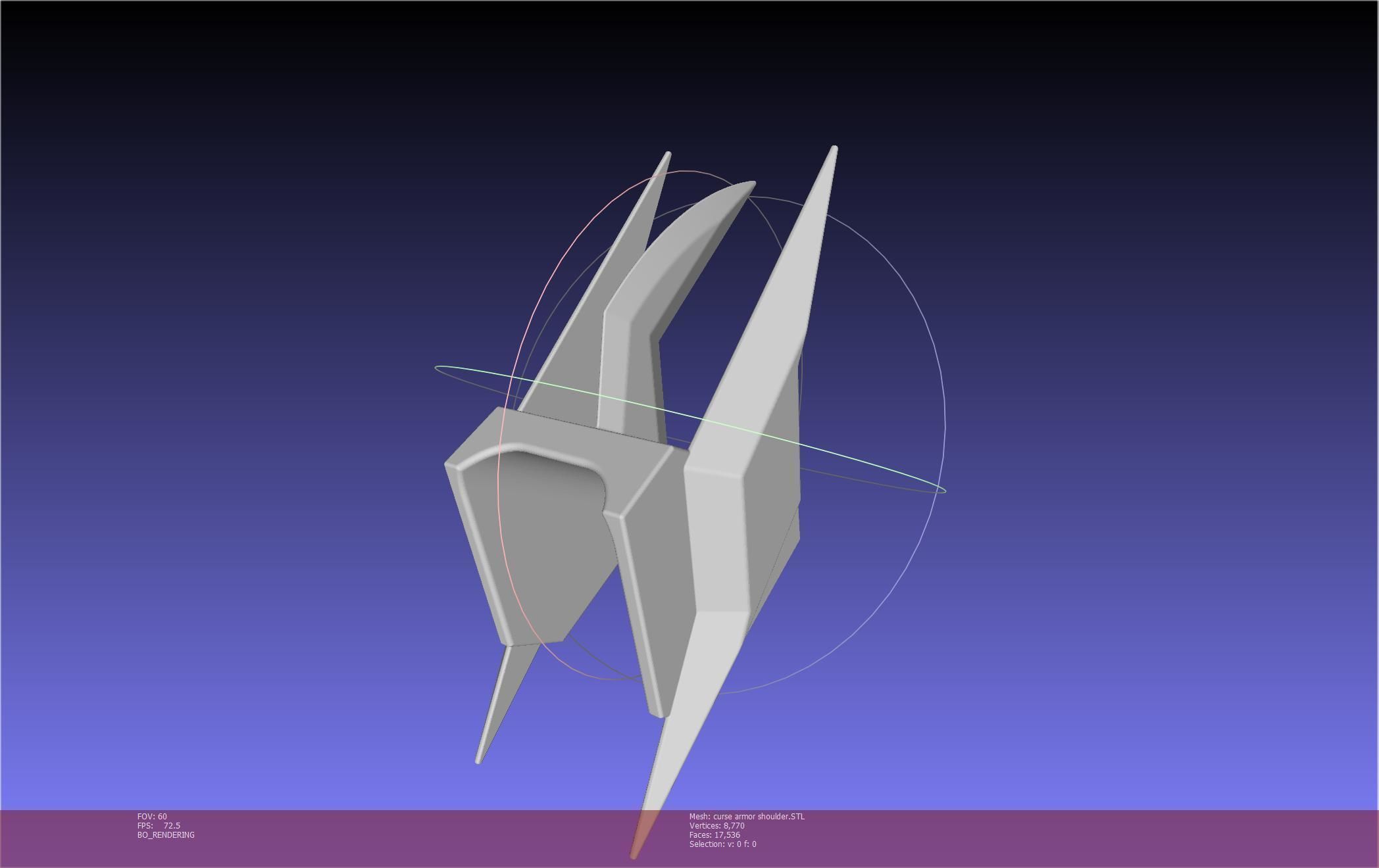 Shield Hero Curse Armor Shoulder 3D print model_23