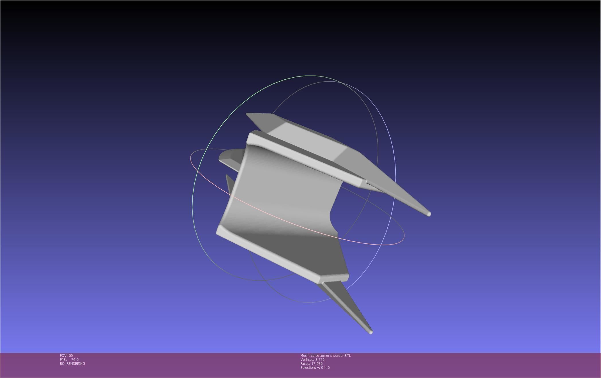 Shield Hero Curse Armor Shoulder 3D print model_28