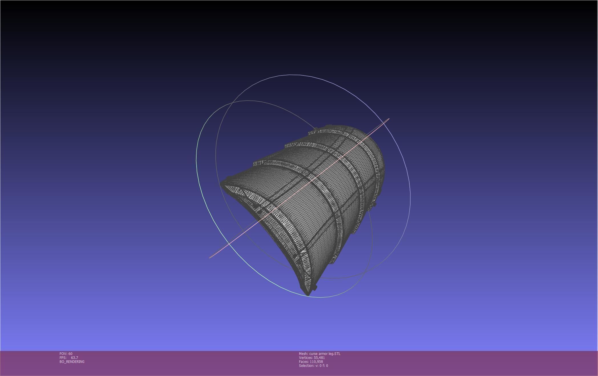 Shield Hero Curse Armor Leg Piece 3D print model_78