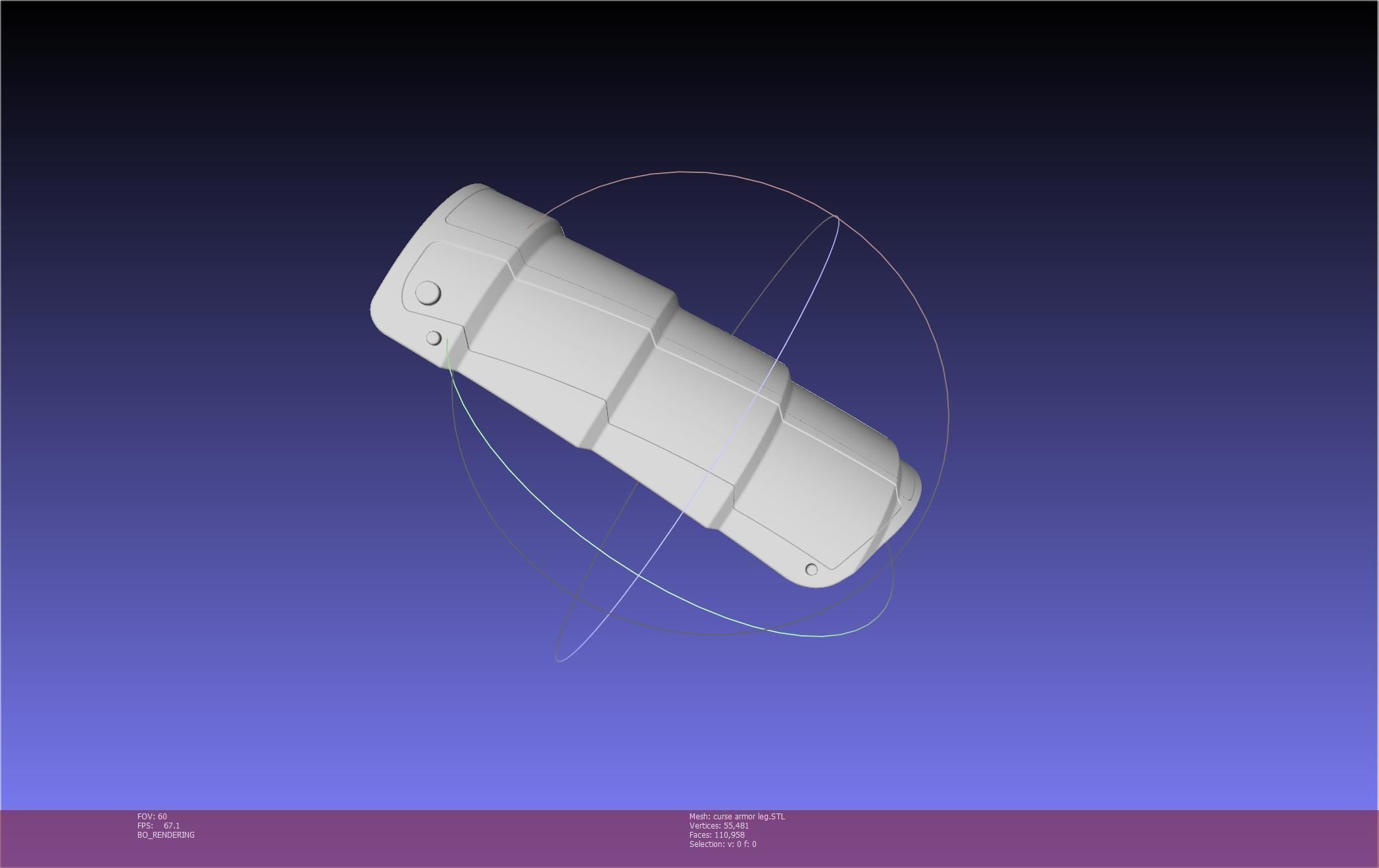 Shield Hero Curse Armor Leg Piece 3D print model_56