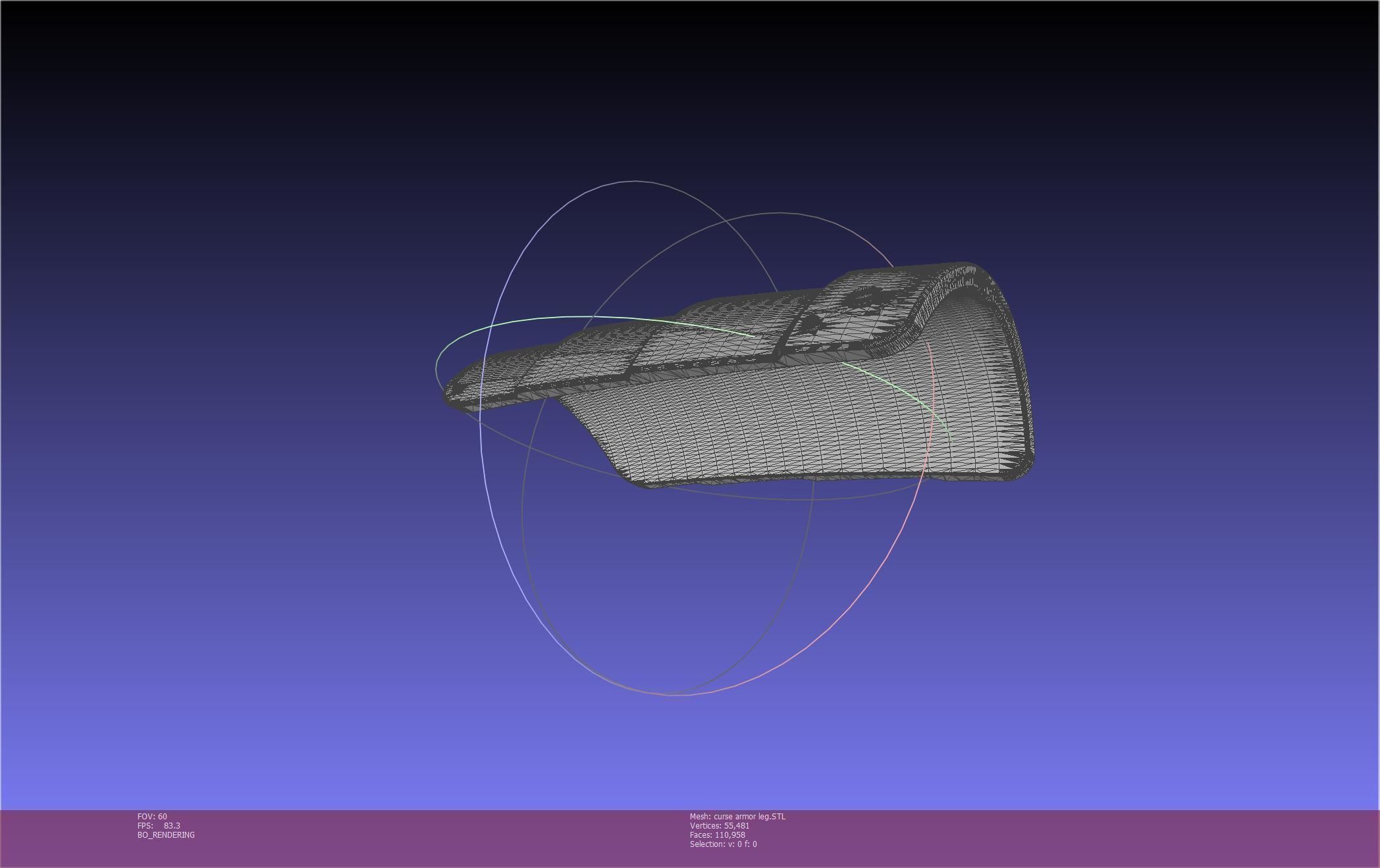 Shield Hero Curse Armor Leg Piece 3D print model_69