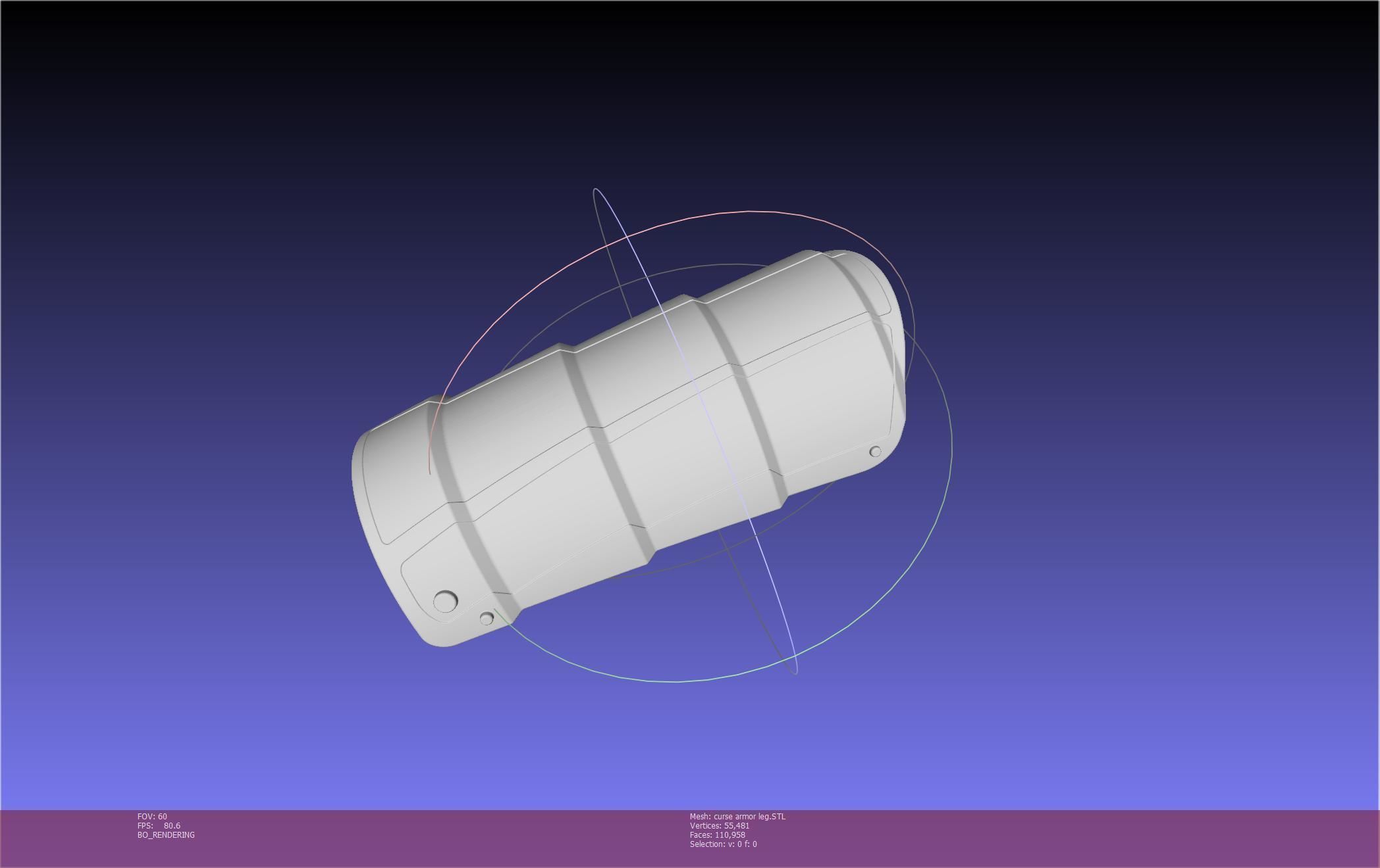 Shield Hero Curse Armor Leg Piece 3D print model_30