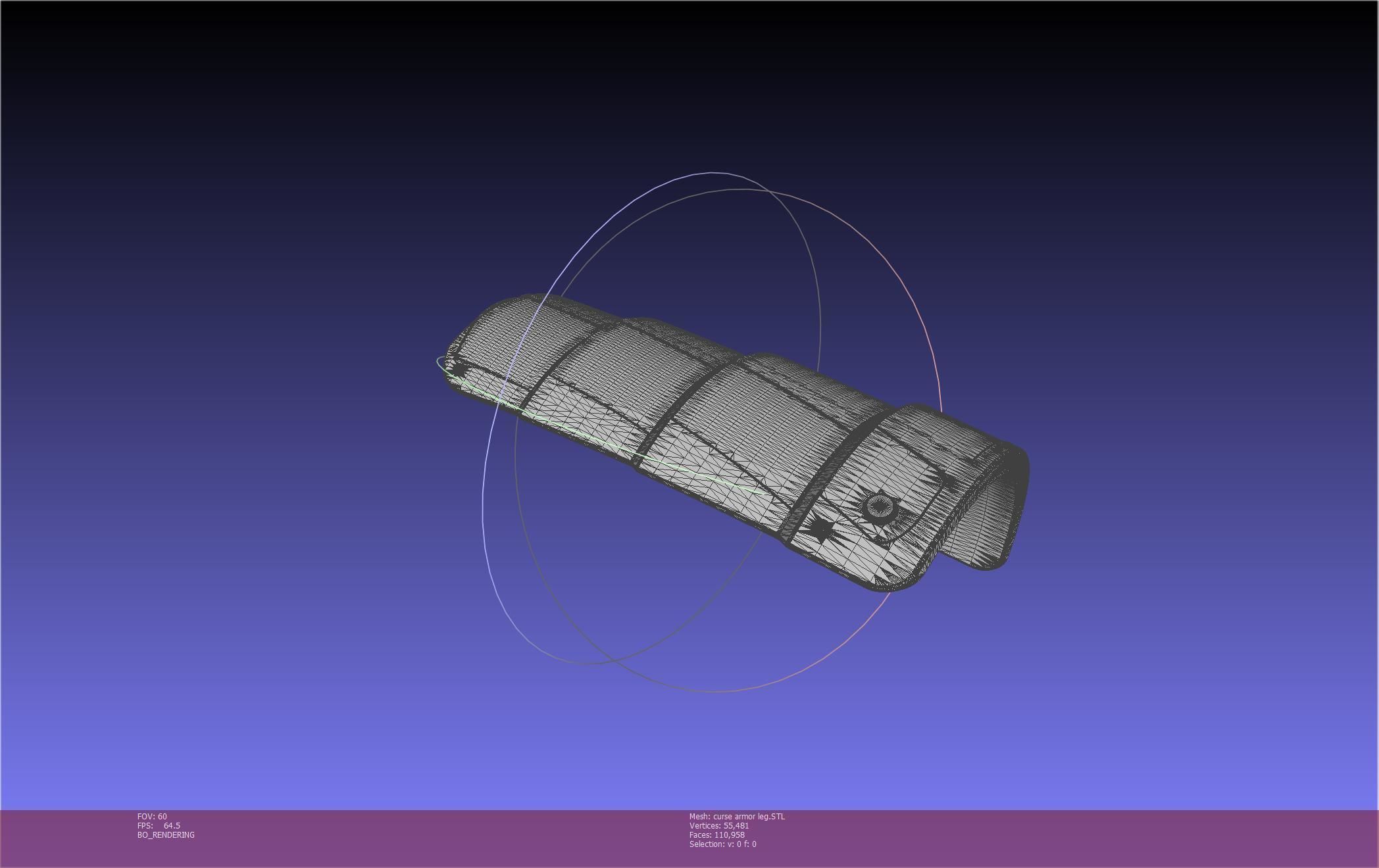 Shield Hero Curse Armor Leg Piece 3D print model_72