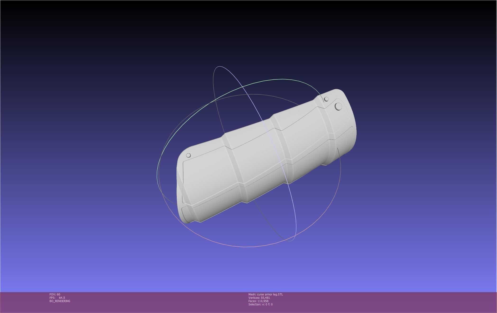 Shield Hero Curse Armor Leg Piece 3D print model_84