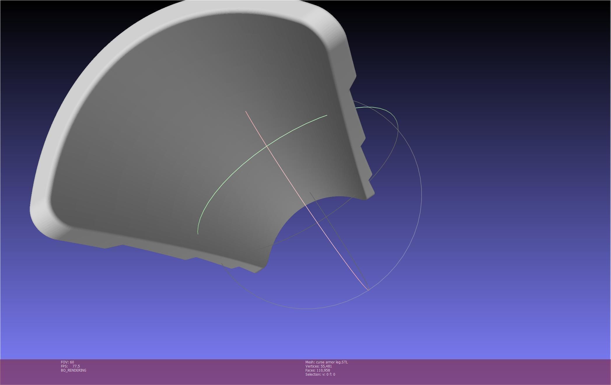 Shield Hero Curse Armor Leg Piece 3D print model_13