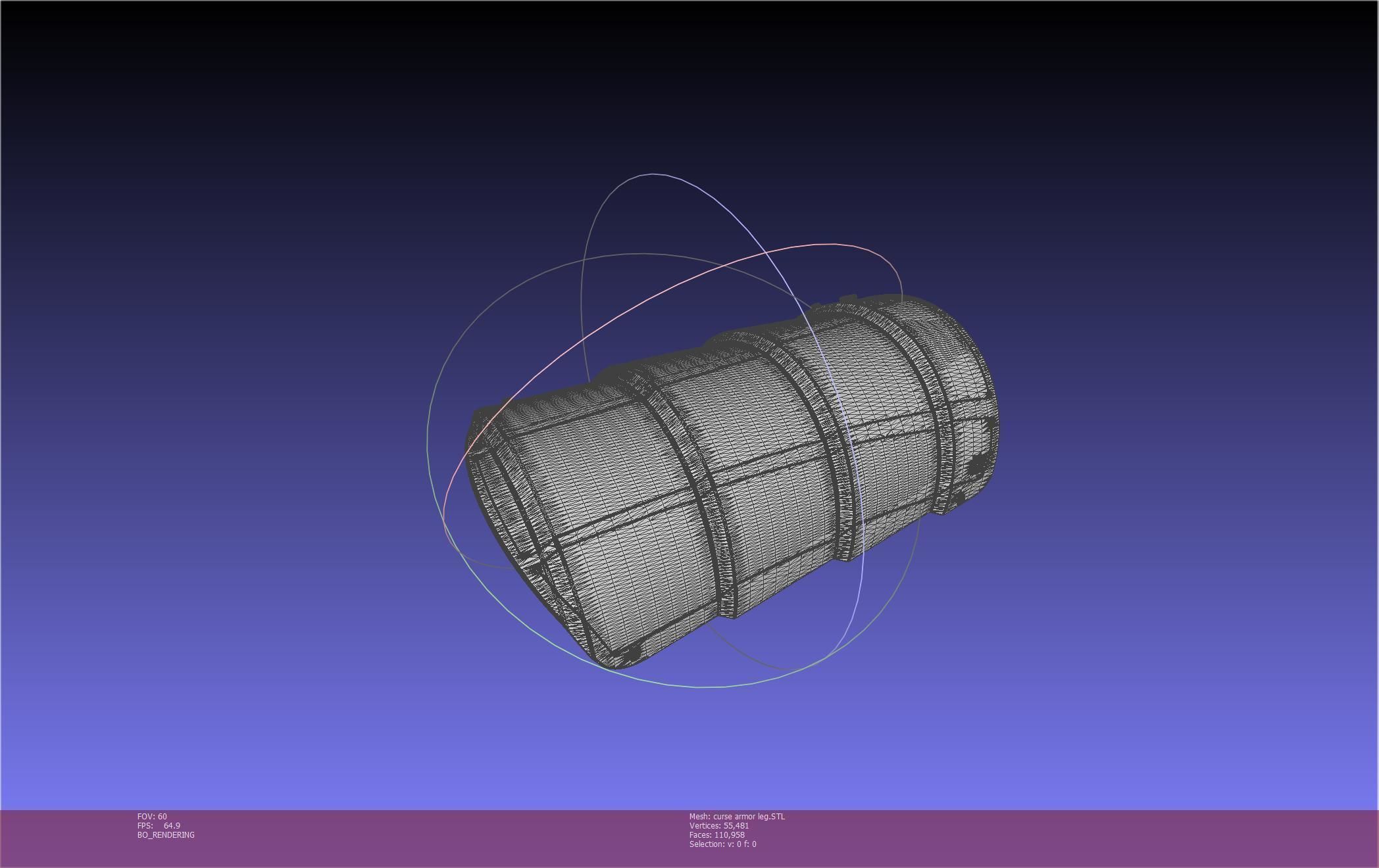 Shield Hero Curse Armor Leg Piece 3D print model_80