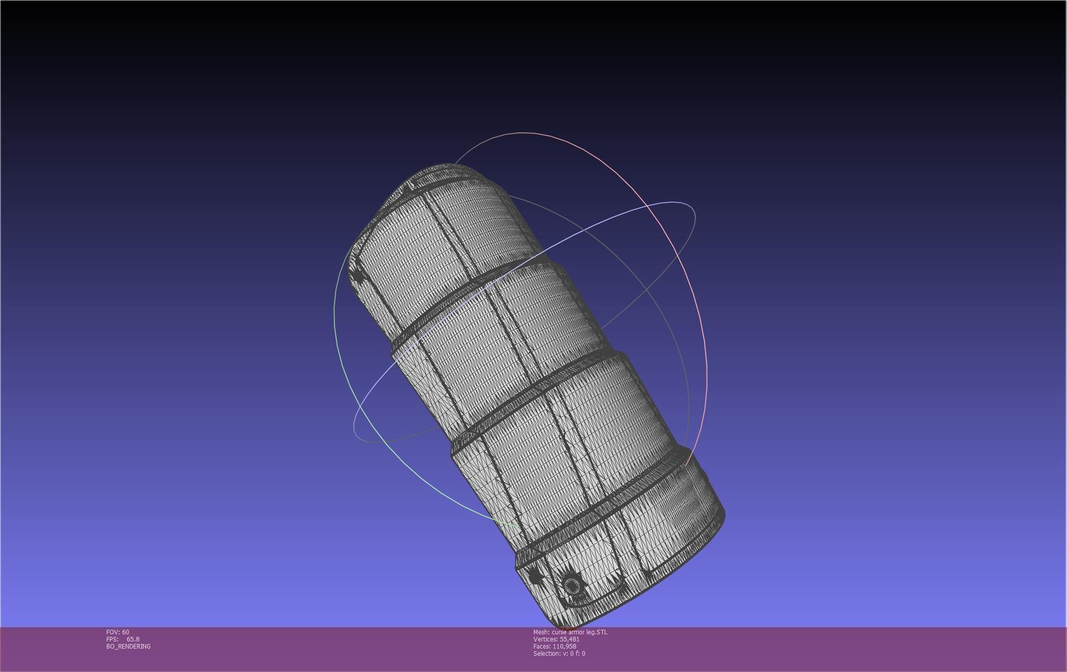 Shield Hero Curse Armor Leg Piece 3D print model_75