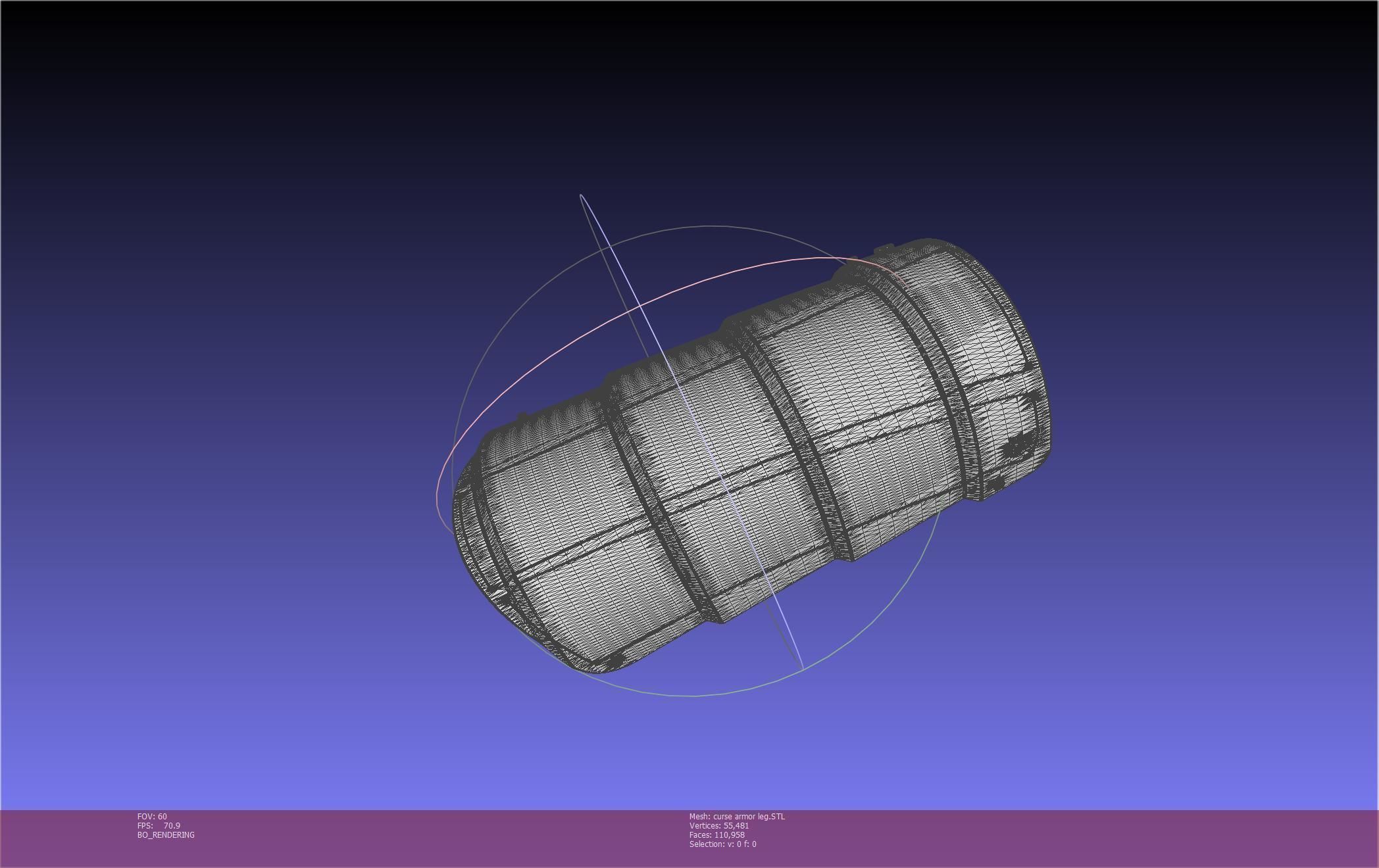 Shield Hero Curse Armor Leg Piece 3D print model_77