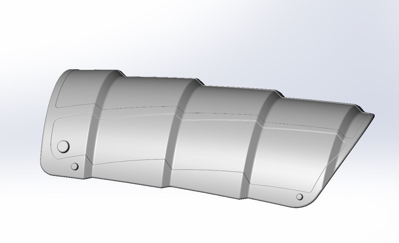 Shield Hero Curse Armor Leg Piece 3D print model_1