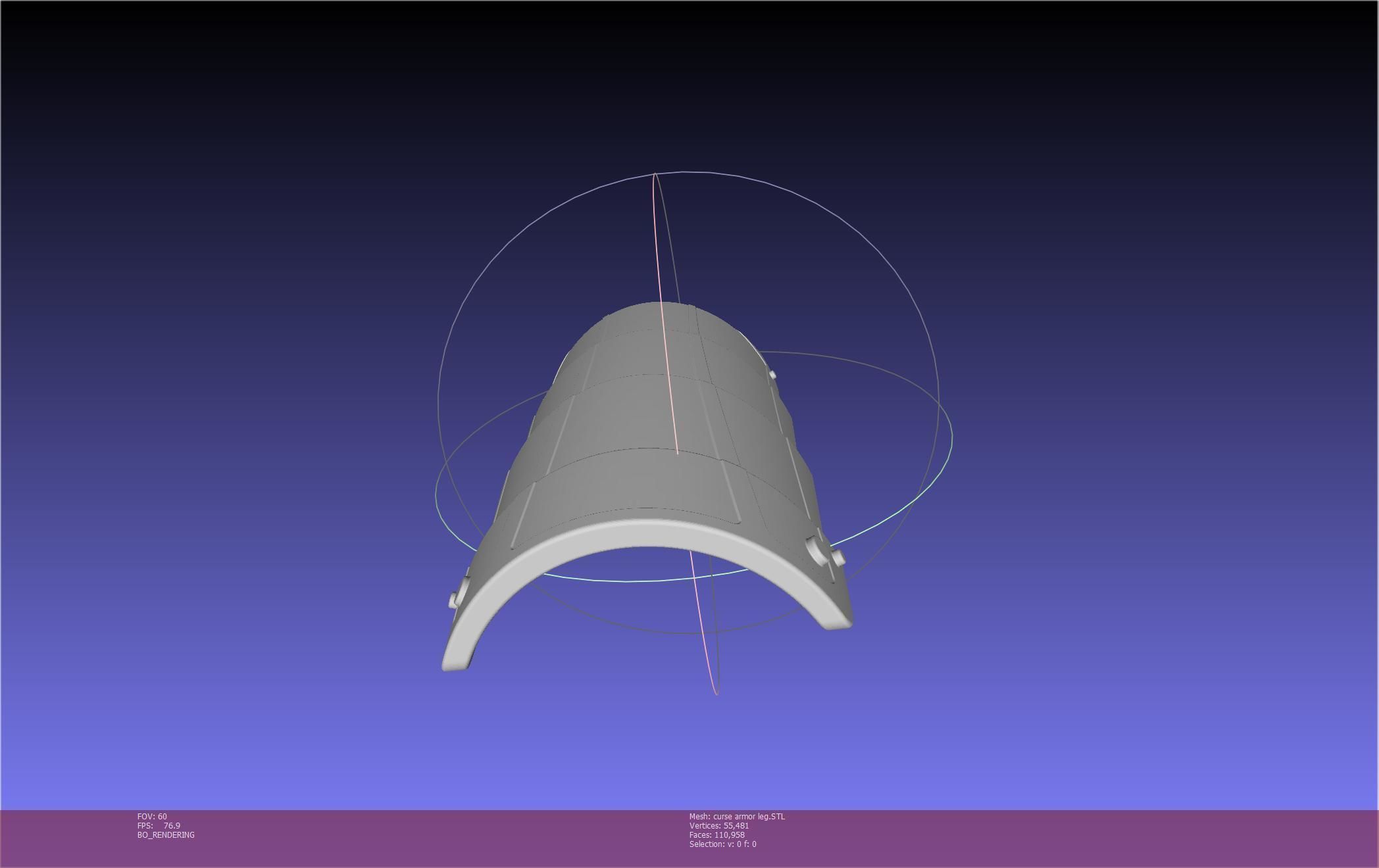 Shield Hero Curse Armor Leg Piece 3D print model_35