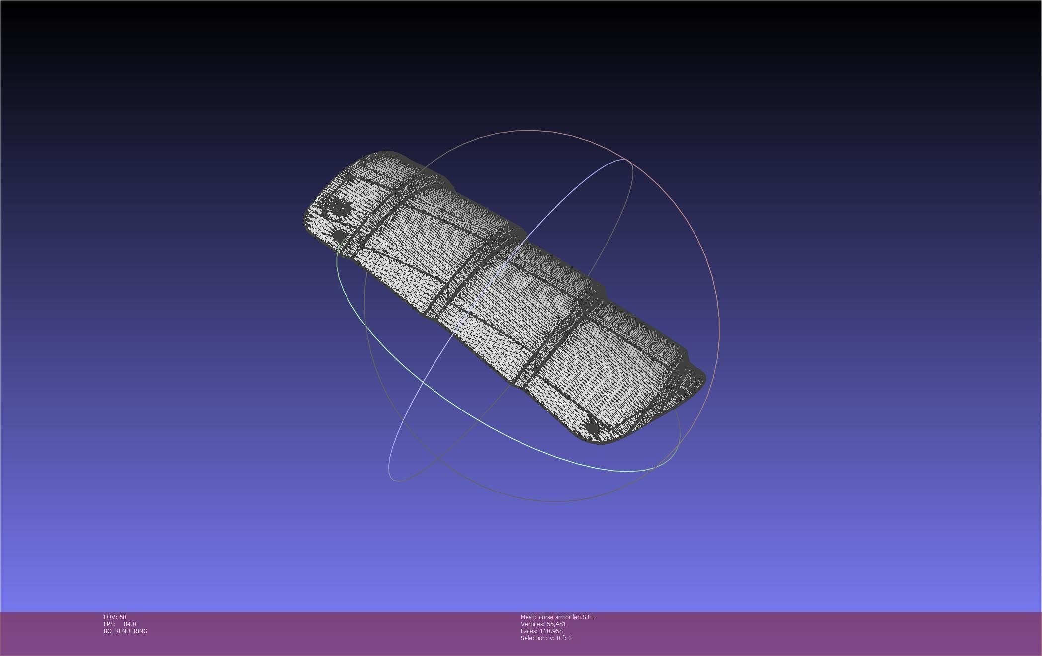 Shield Hero Curse Armor Leg Piece 3D print model_62