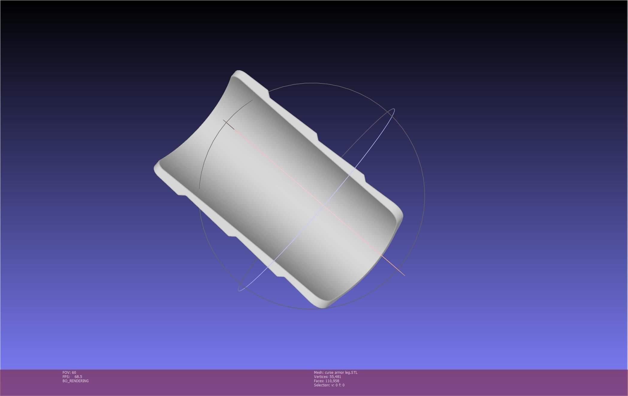 Shield Hero Curse Armor Leg Piece 3D print model_24