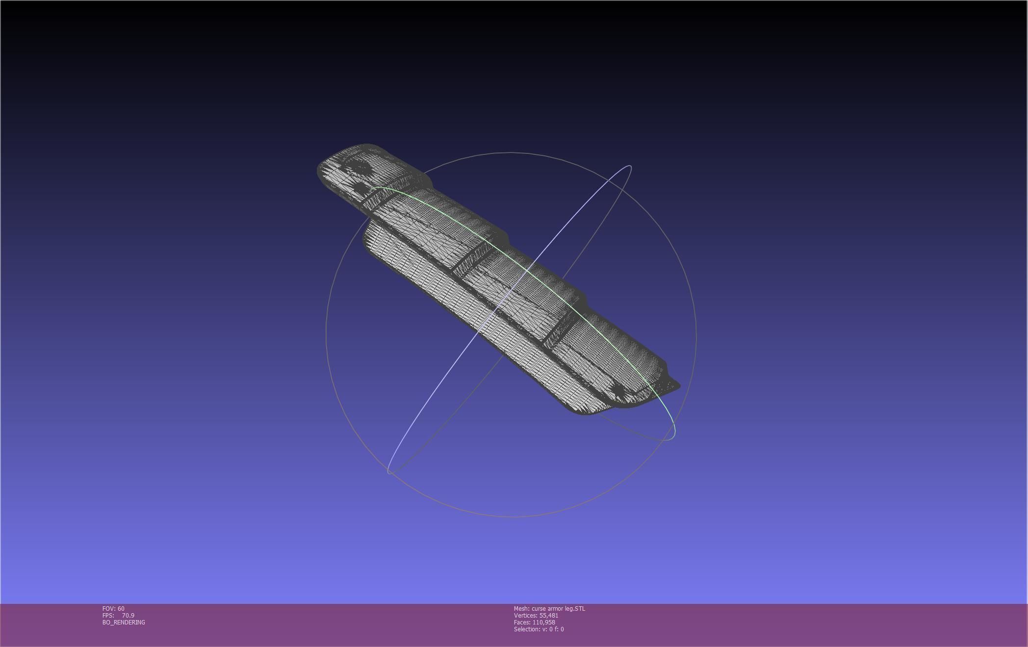 Shield Hero Curse Armor Leg Piece 3D print model_63