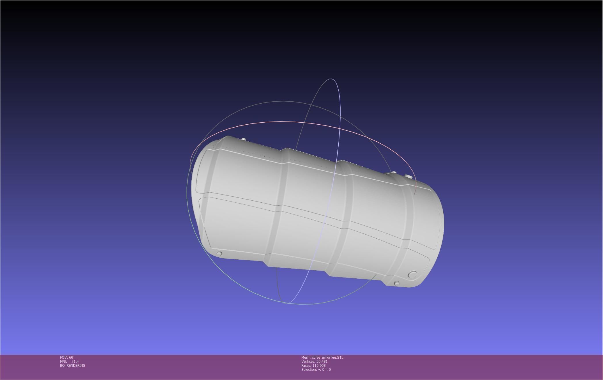 Shield Hero Curse Armor Leg Piece 3D print model_46