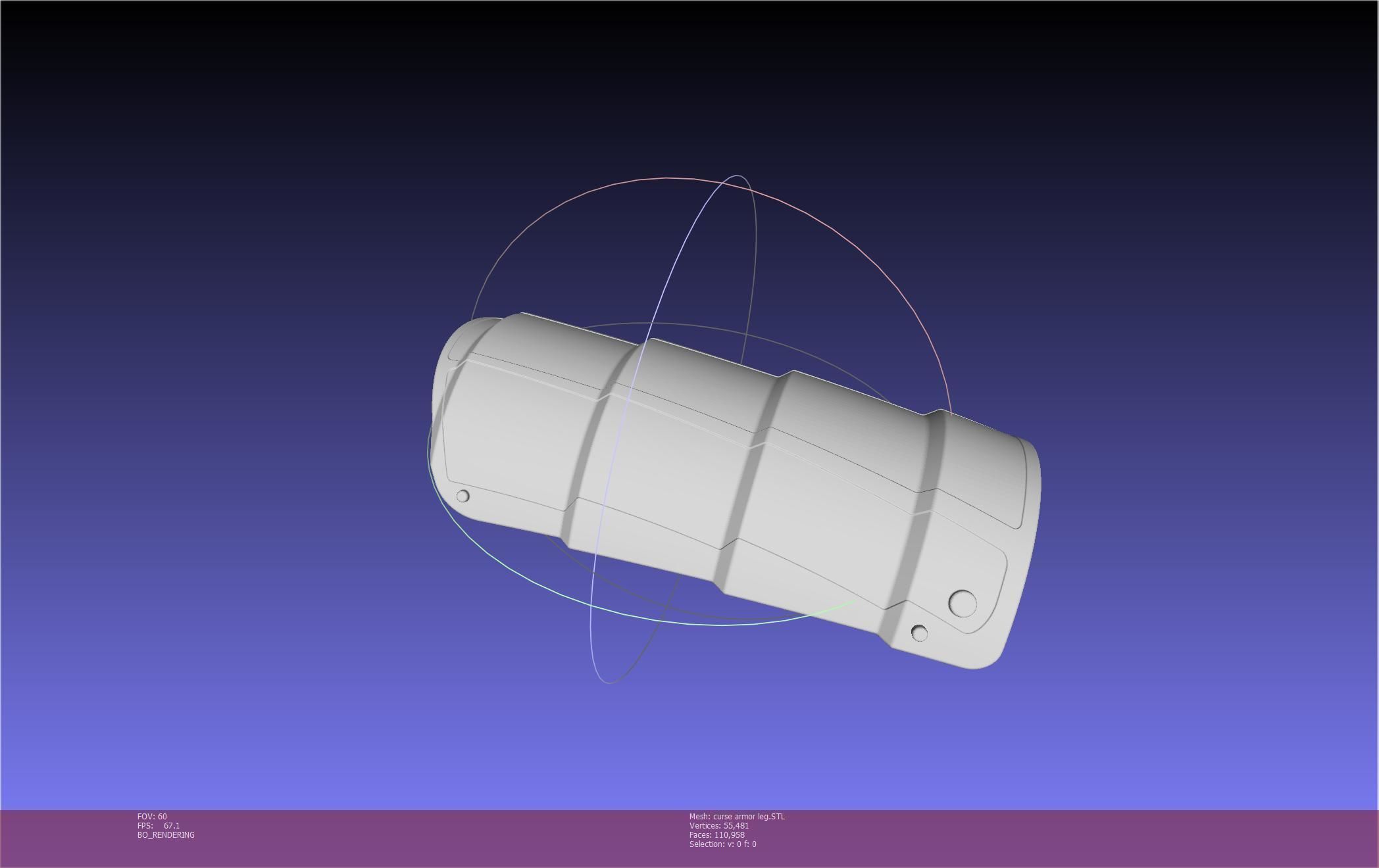 Shield Hero Curse Armor Leg Piece 3D print model_38