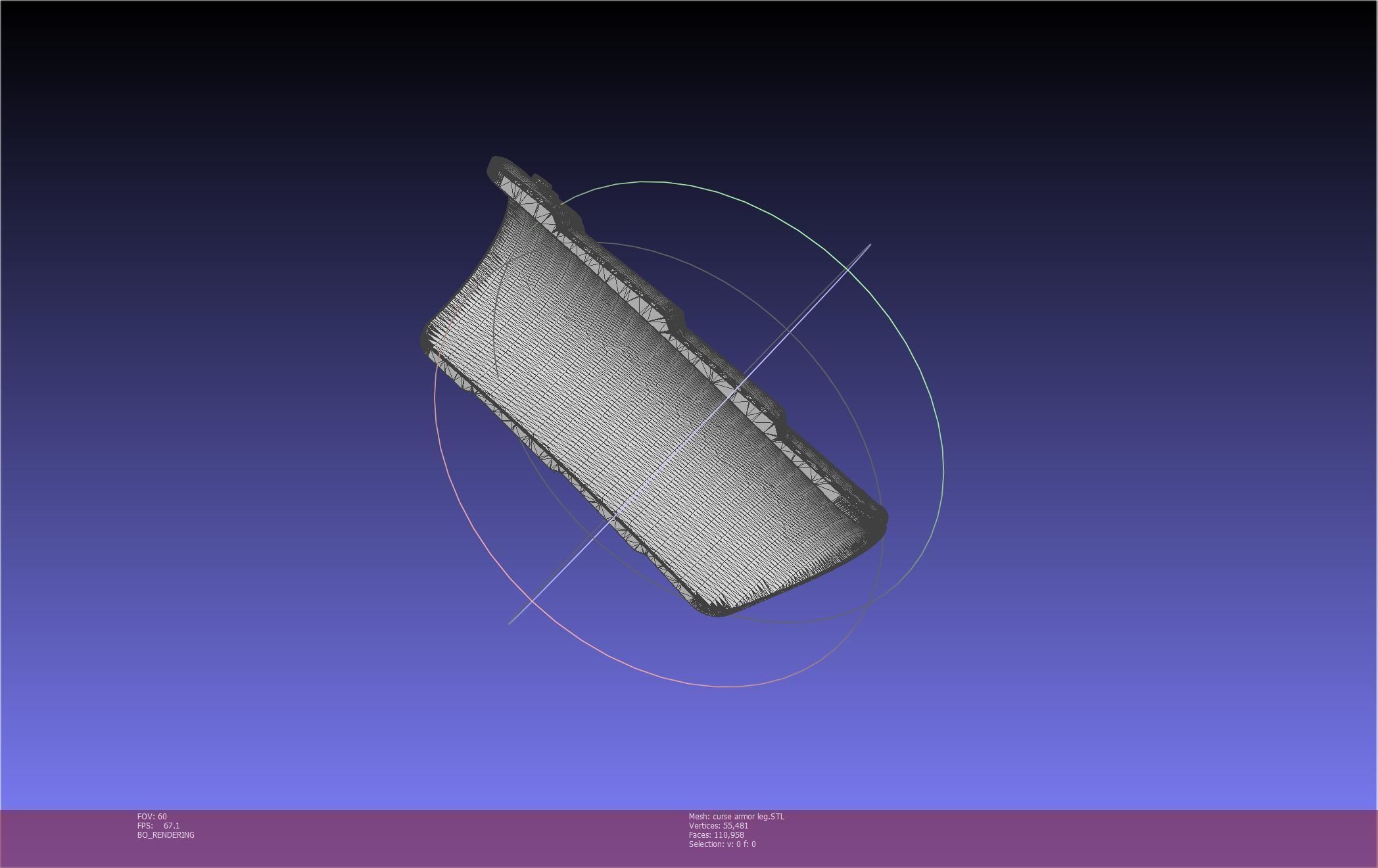 Shield Hero Curse Armor Leg Piece 3D print model_67