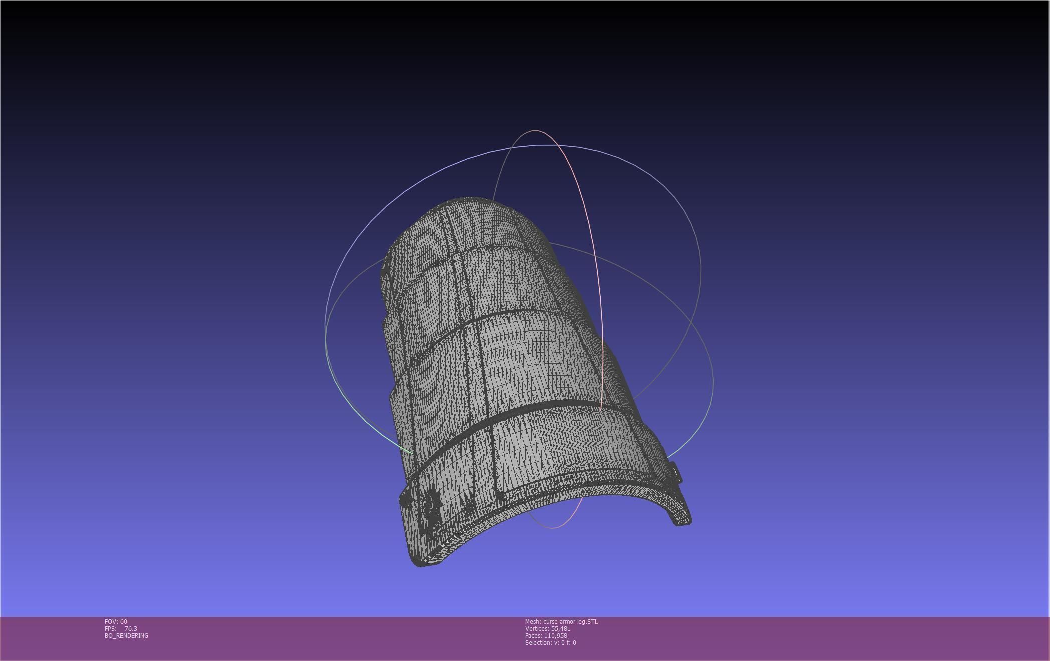 Shield Hero Curse Armor Leg Piece 3D print model_71