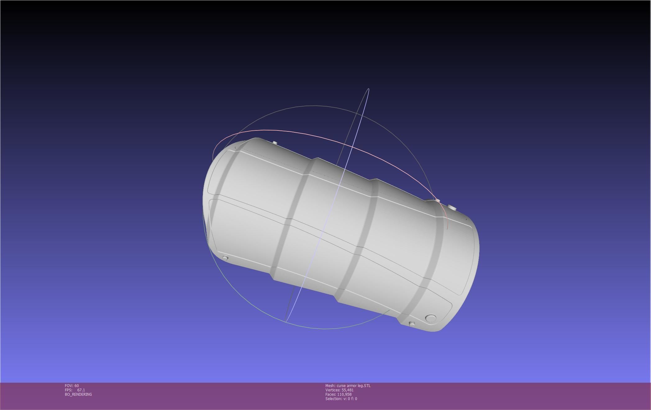 Shield Hero Curse Armor Leg Piece 3D print model_47