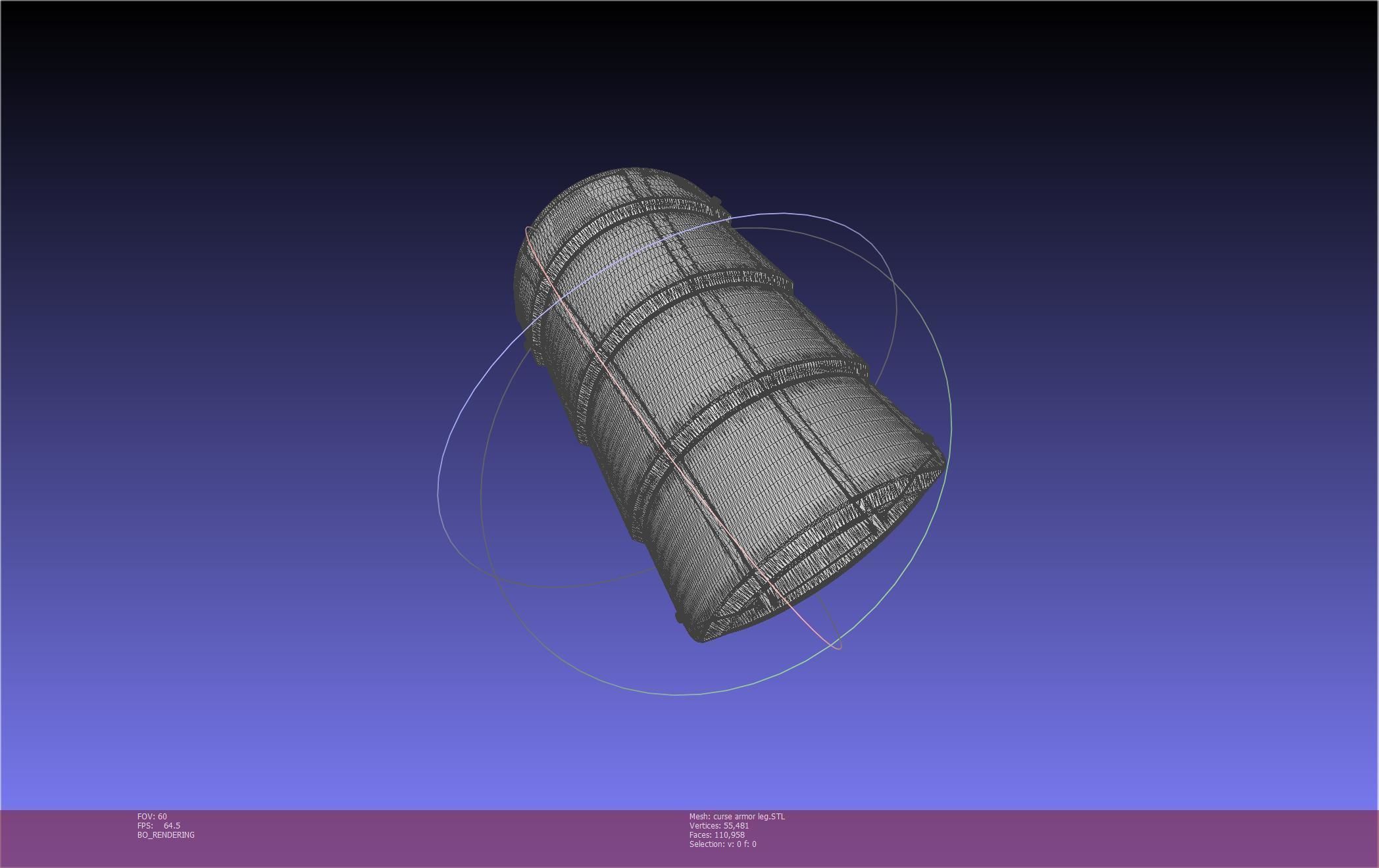 Shield Hero Curse Armor Leg Piece 3D print model_64