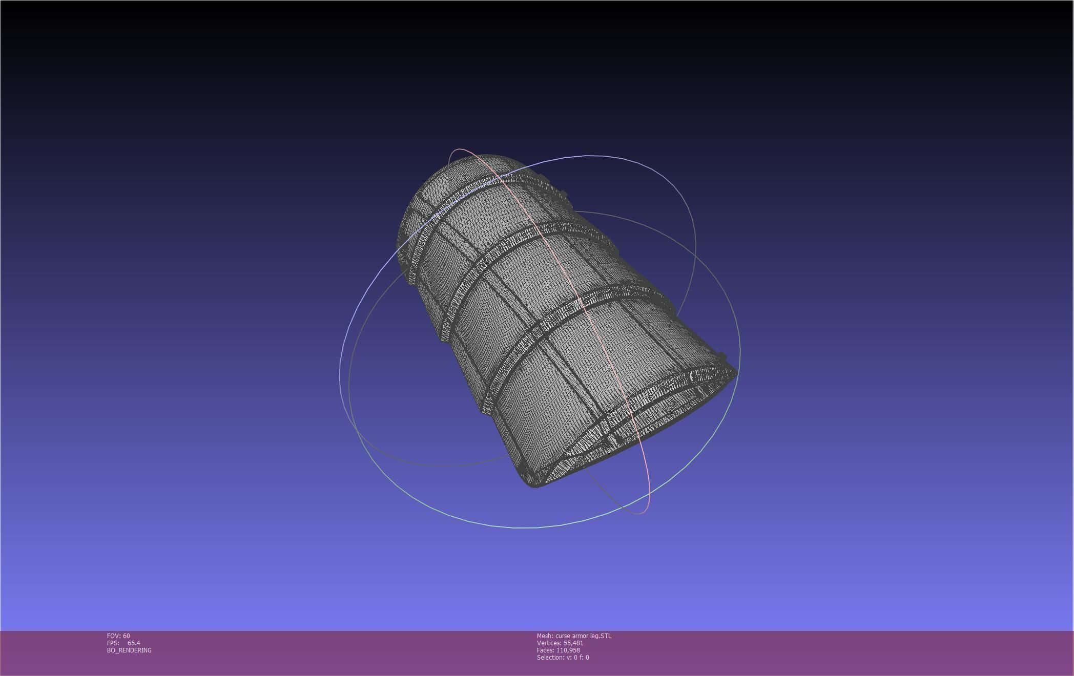 Shield Hero Curse Armor Leg Piece 3D print model_65