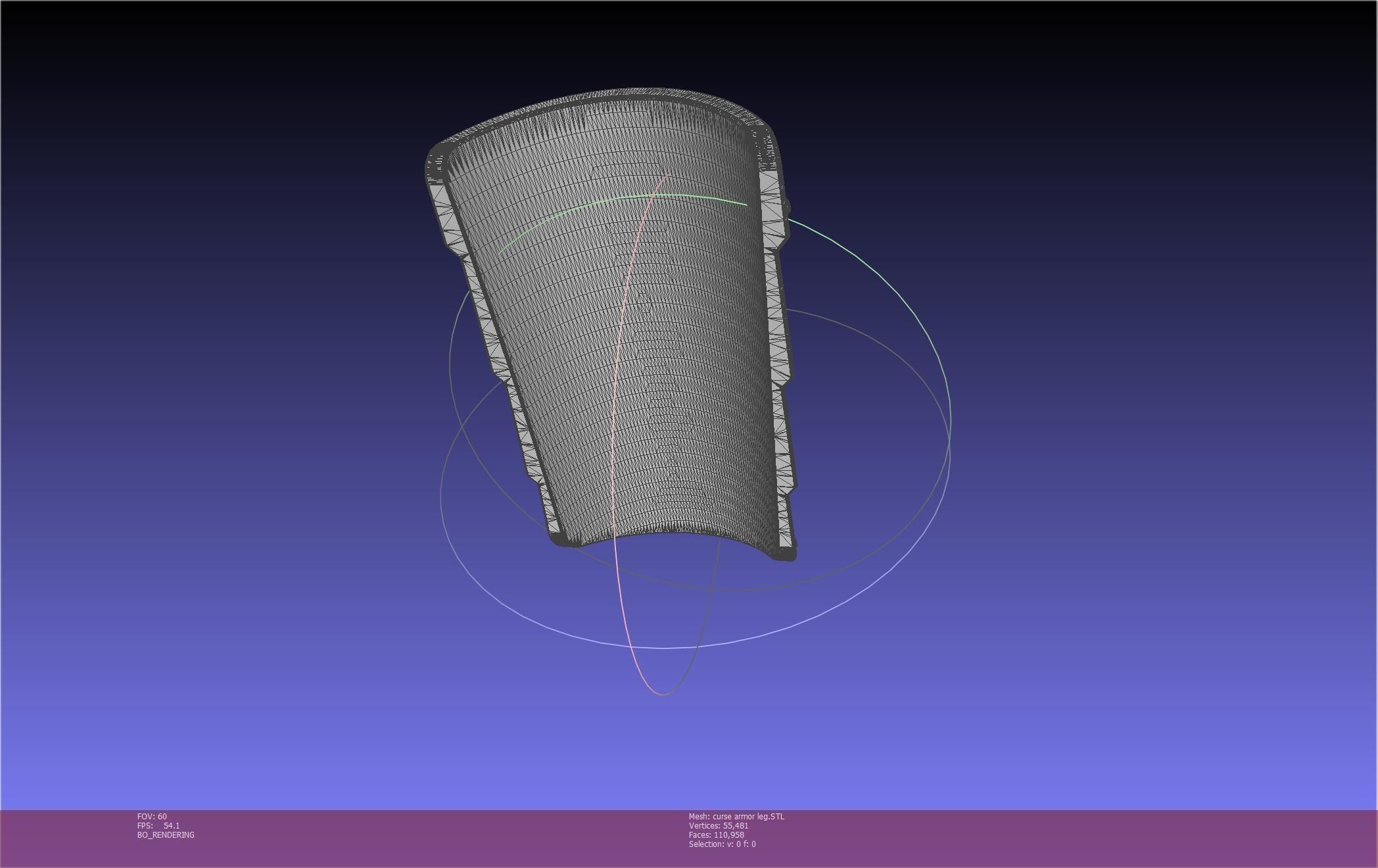 Shield Hero Curse Armor Leg Piece 3D print model_68