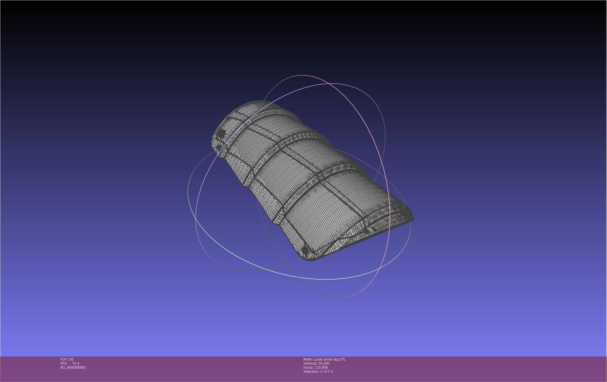 Shield Hero Curse Armor Leg Piece 3D print model_61