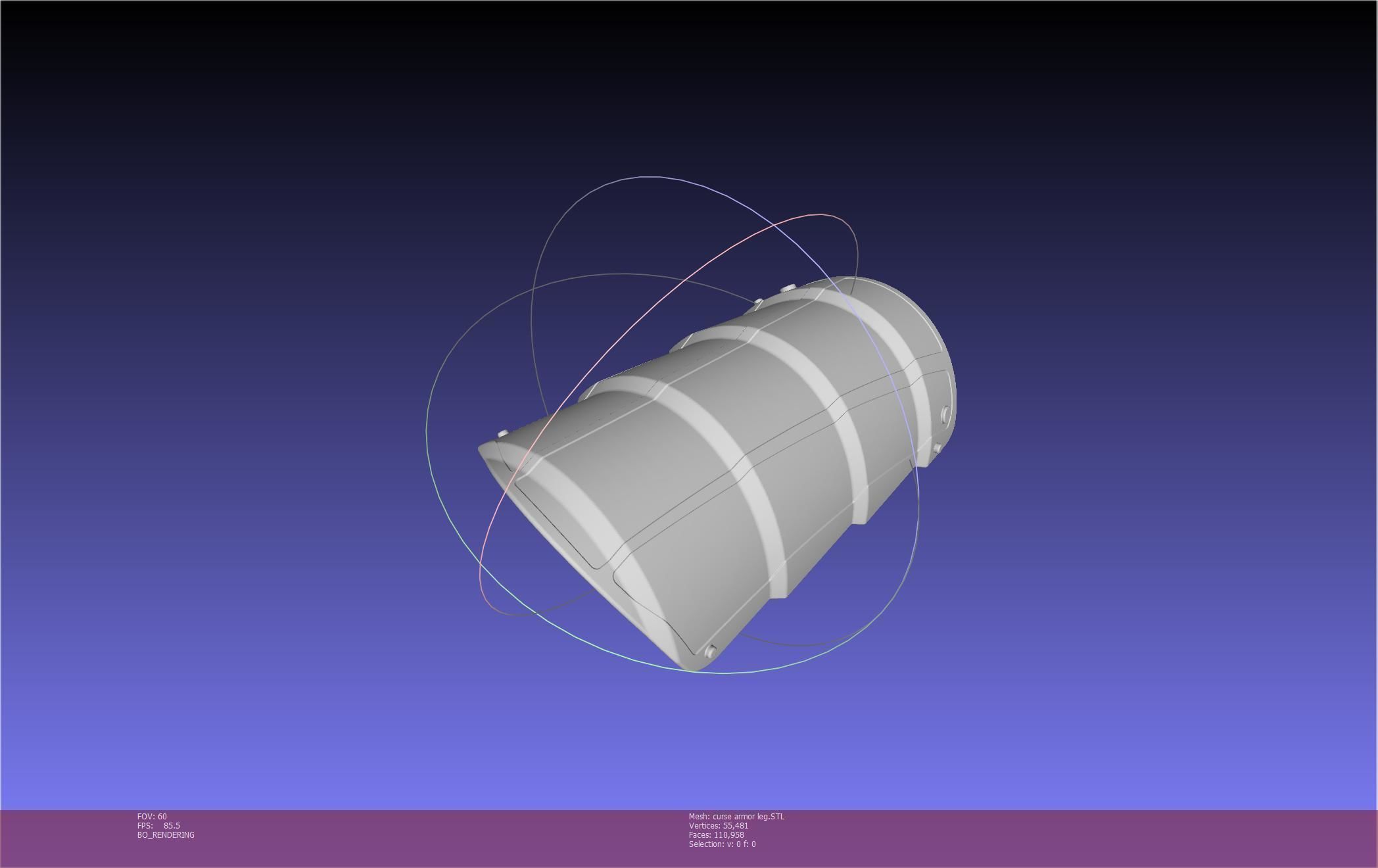 Shield Hero Curse Armor Leg Piece 3D print model_81